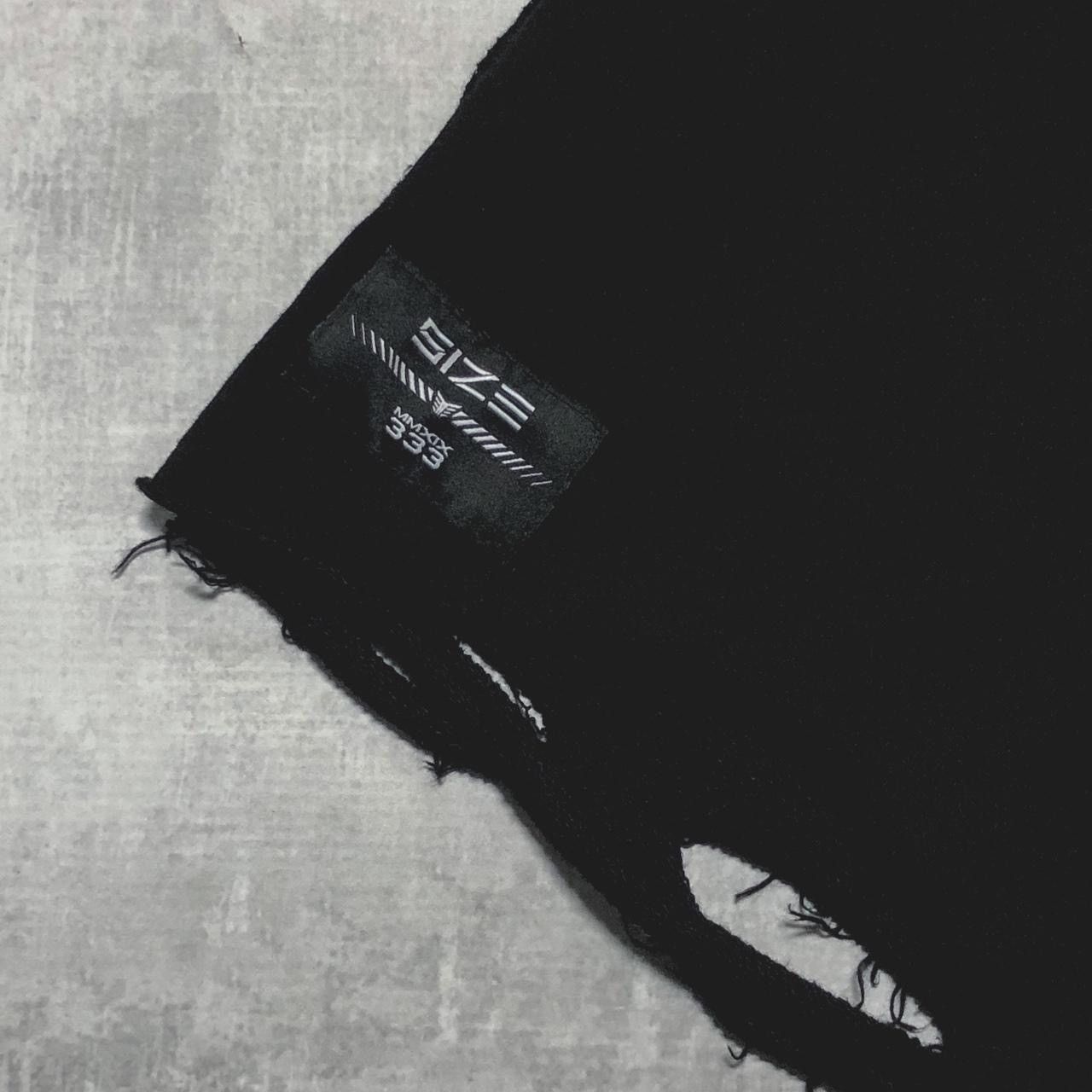 Other Black oversized crewneck sweatshirt with raw hem Size US L / EU 52-54 / 3 - 5 Thumbnail