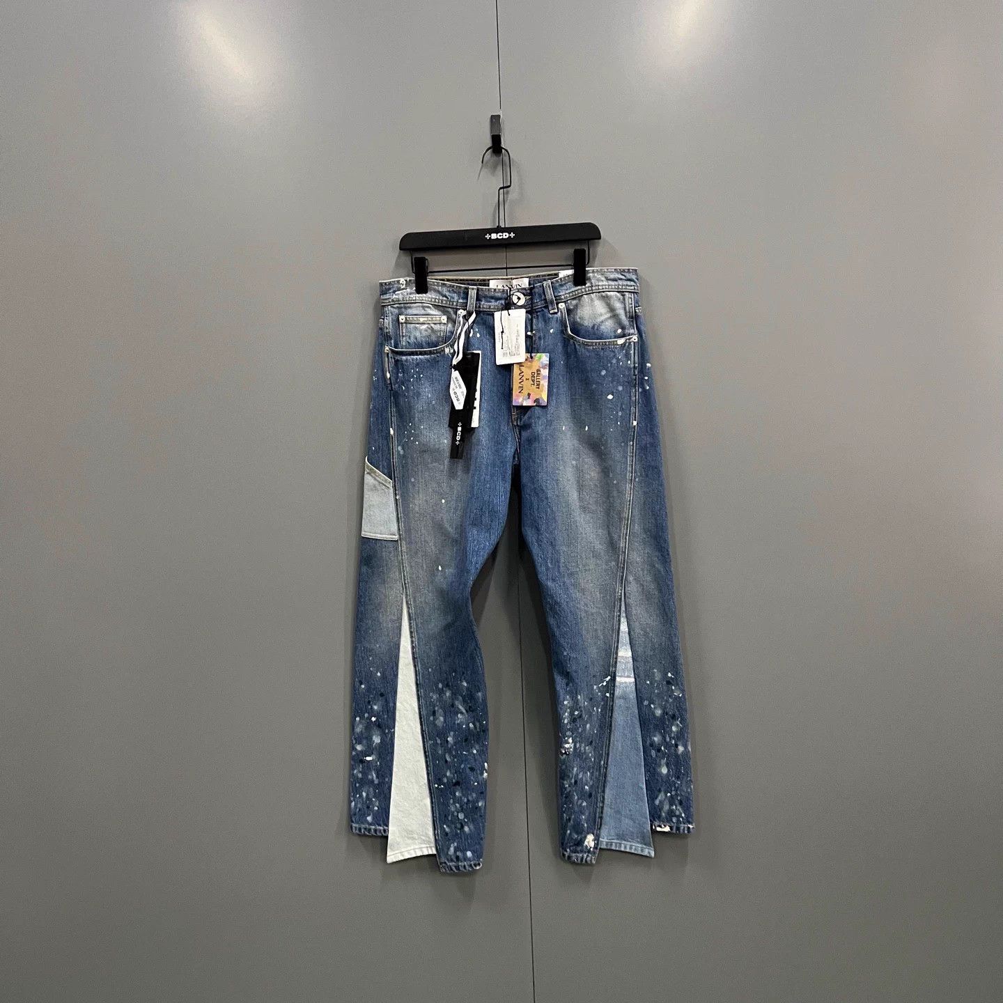 Lanvin LANVIN x GALLERY DEPT. Collaboration Splatter Paint Jean Size 33" - 1 Thumbnail