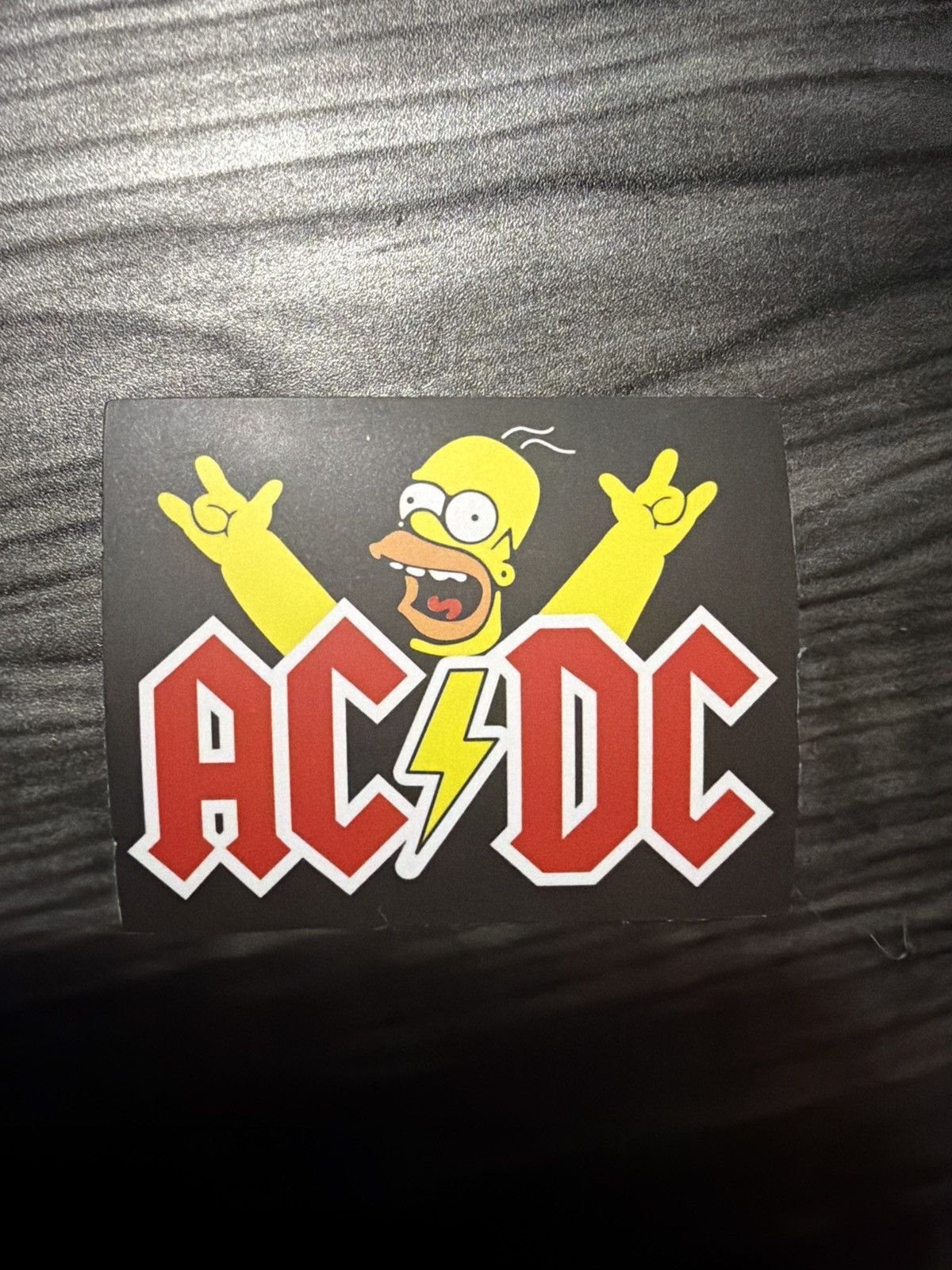 AC/DC AC/DC The Simpsons Homer Simpson Sticker Size ONE SIZE - 1 Thumbnail