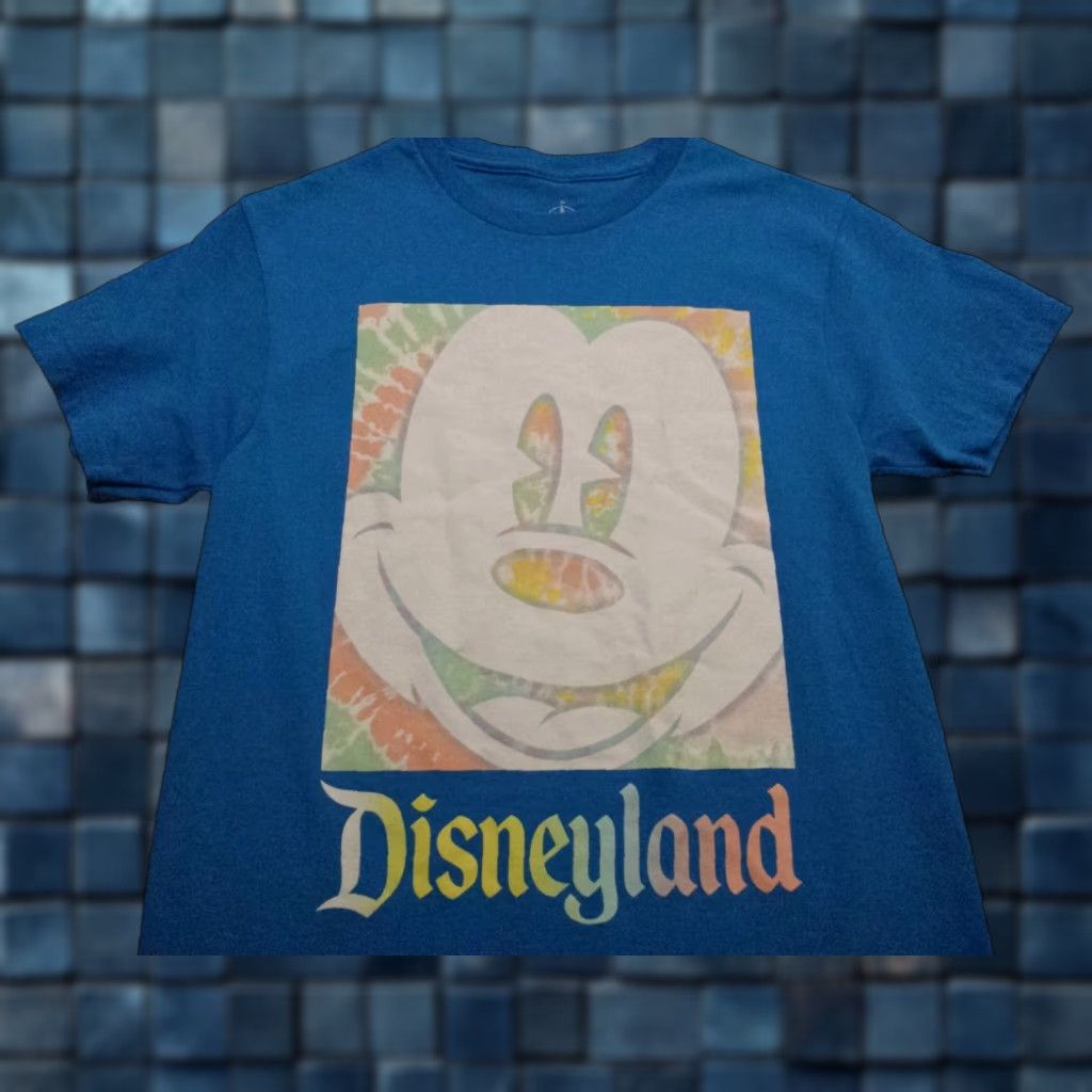 Disney Disney Mens Small Short Sleeve Solid Blue 100% Cotton Mickey Mouse T-Shirt Size US S / EU 44-46 / 1 - 1 Thumbnail