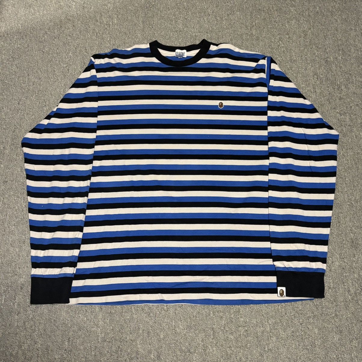 Vintage BAPE stripe long sleeve