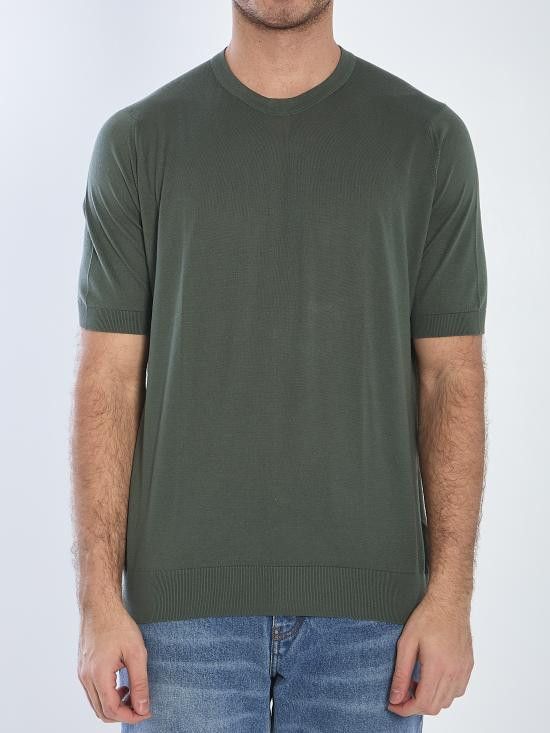 John Smedley JOHN SMEDLEY Men T-Shirts KEMPTON GREEN Size US XL / EU 56 / 4 - 1 Thumbnail