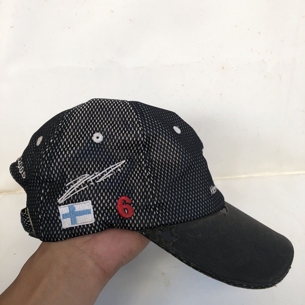 If Six Was Nine × Le Grande Bleu (L.G.B.) × Mercedes-Benz Distressed Rare Mercedez benz x Word Championship 2005 CAP Size ONE SIZE - 5 Thumbnail
