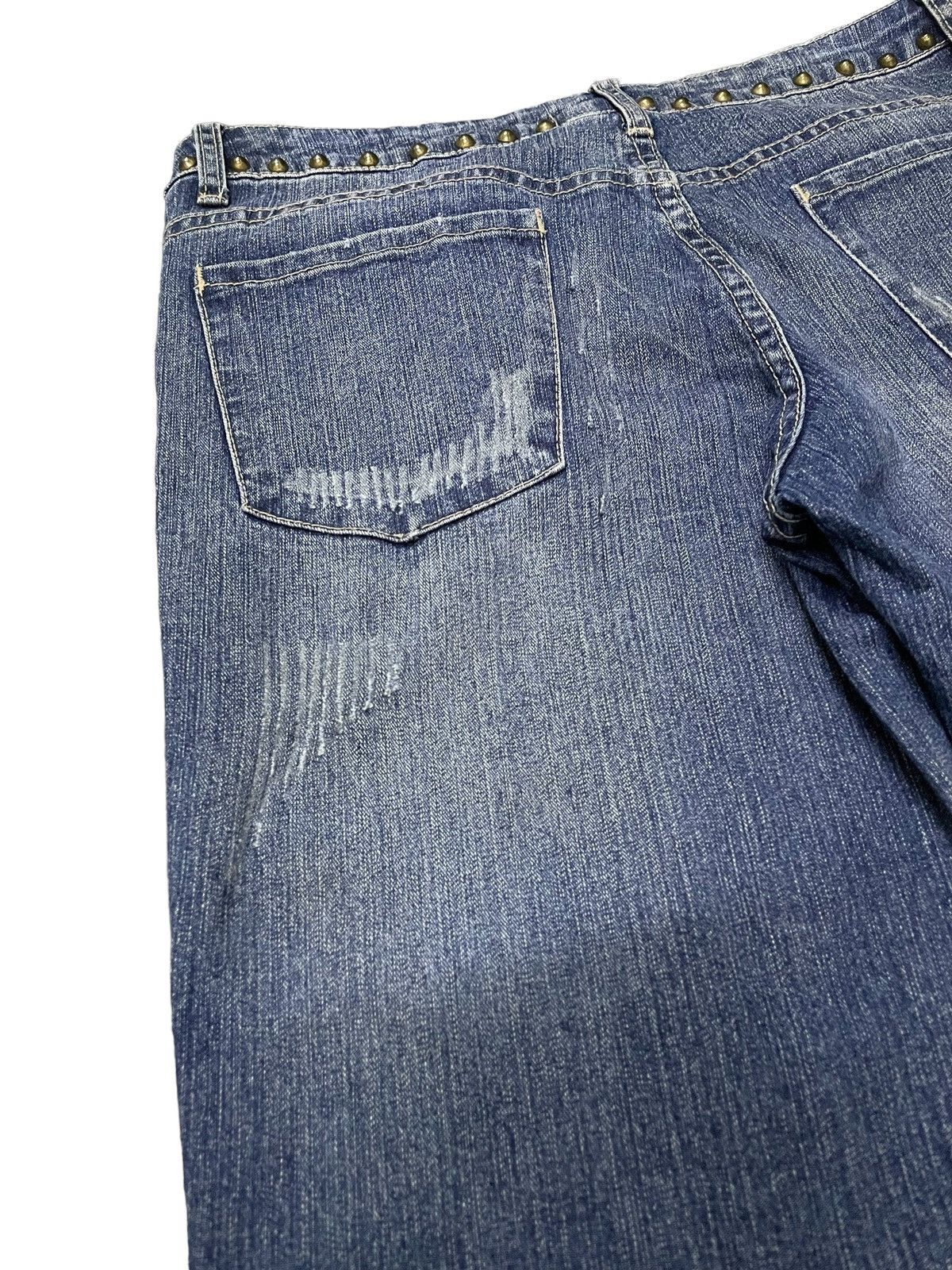 Hysteric Glamour × In The Attic Heatwave Studded Trimmed Flared Jeans Size US 32 / EU 48 - 15 Thumbnail
