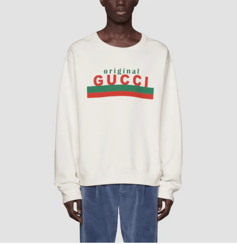 Gucci Gucci "Original" Print Crew Sweatshirt Size US L / EU 52-54 / 3 - 2 Thumbnail