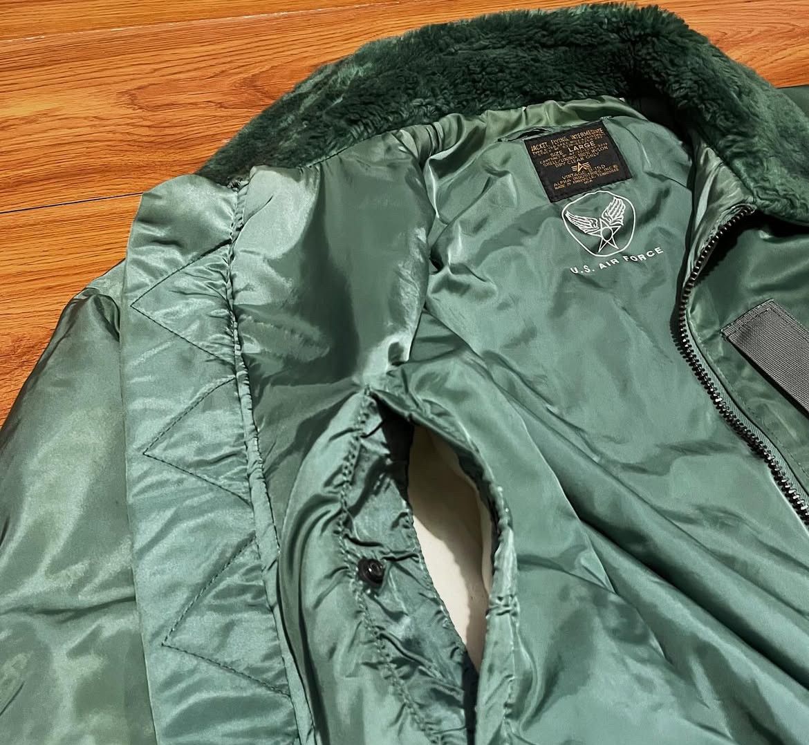 Alpha Industries 90s Alpha Industries B-15D Flight Bomber Jacket Size US L / EU 52-54 / 3 - 4 Thumbnail