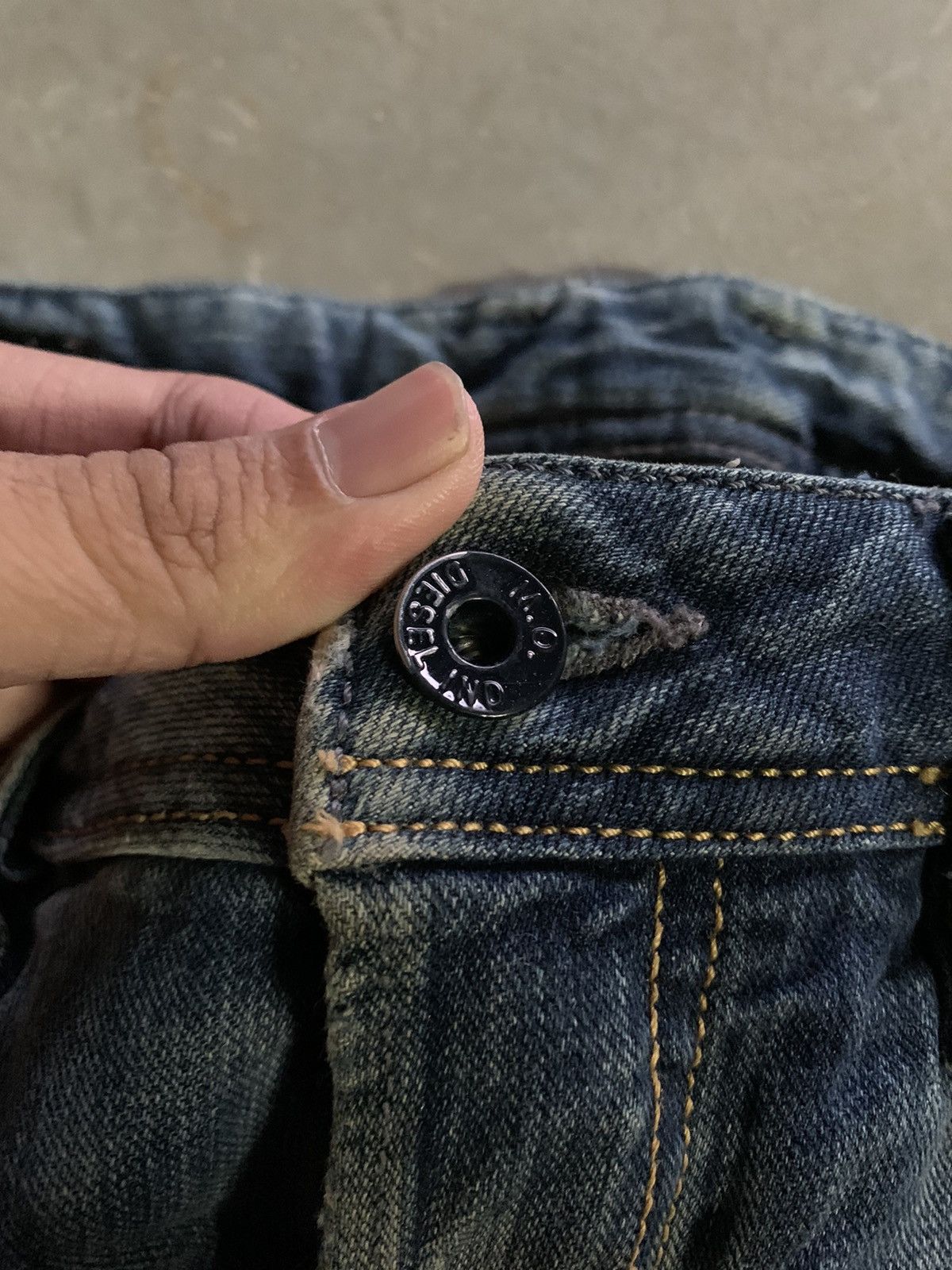 Designer × Diesel vintage diesel flare distressed rusty fade washed Size US 32 / EU 48 - 4 Thumbnail
