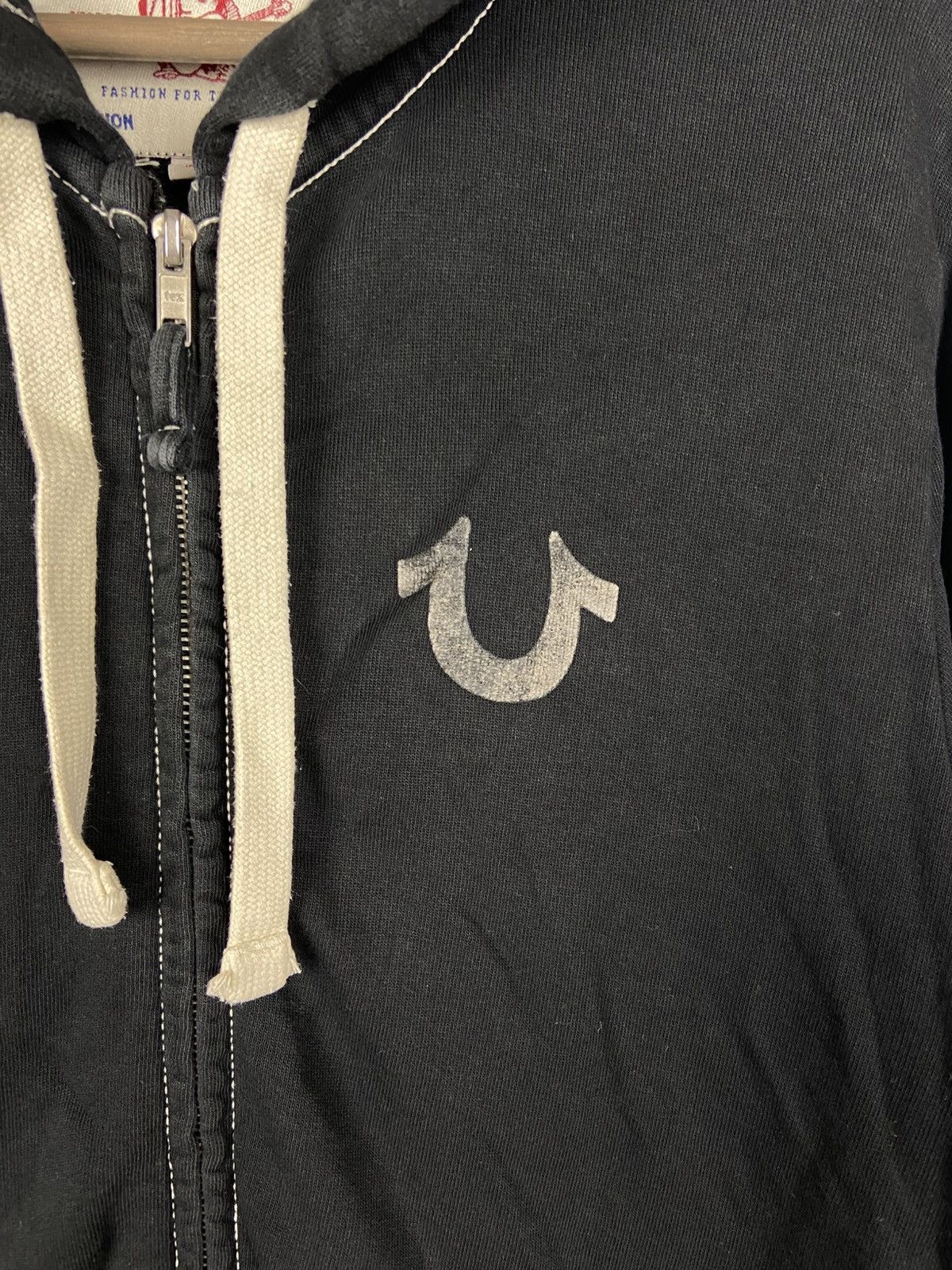 True Religion True Religion Black Zip Hoodie Hooded Y2k Buddha Big Logo Size US S / EU 44-46 / 1 - 8 Thumbnail