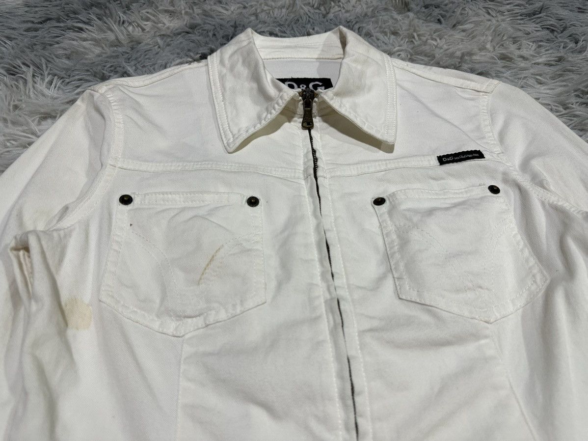 Dolce & Gabbana 🔥Vintage D&G Dolce And Gabbana Cropped Biker Jacket Zipper Size US XS / EU 42 / 0 - 2 Thumbnail
