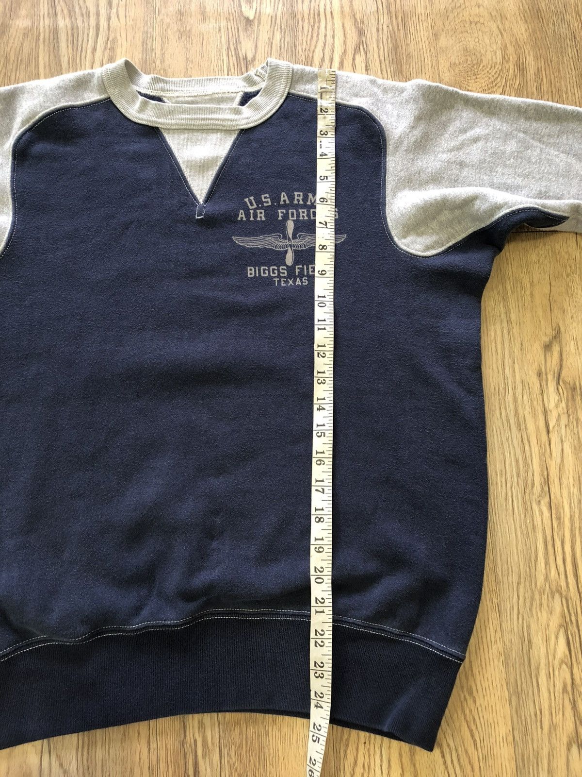 Cushman × Vintage Cushman Union Made US Airforce two tone crewneck Size US L / EU 52-54 / 3 - 10 Thumbnail