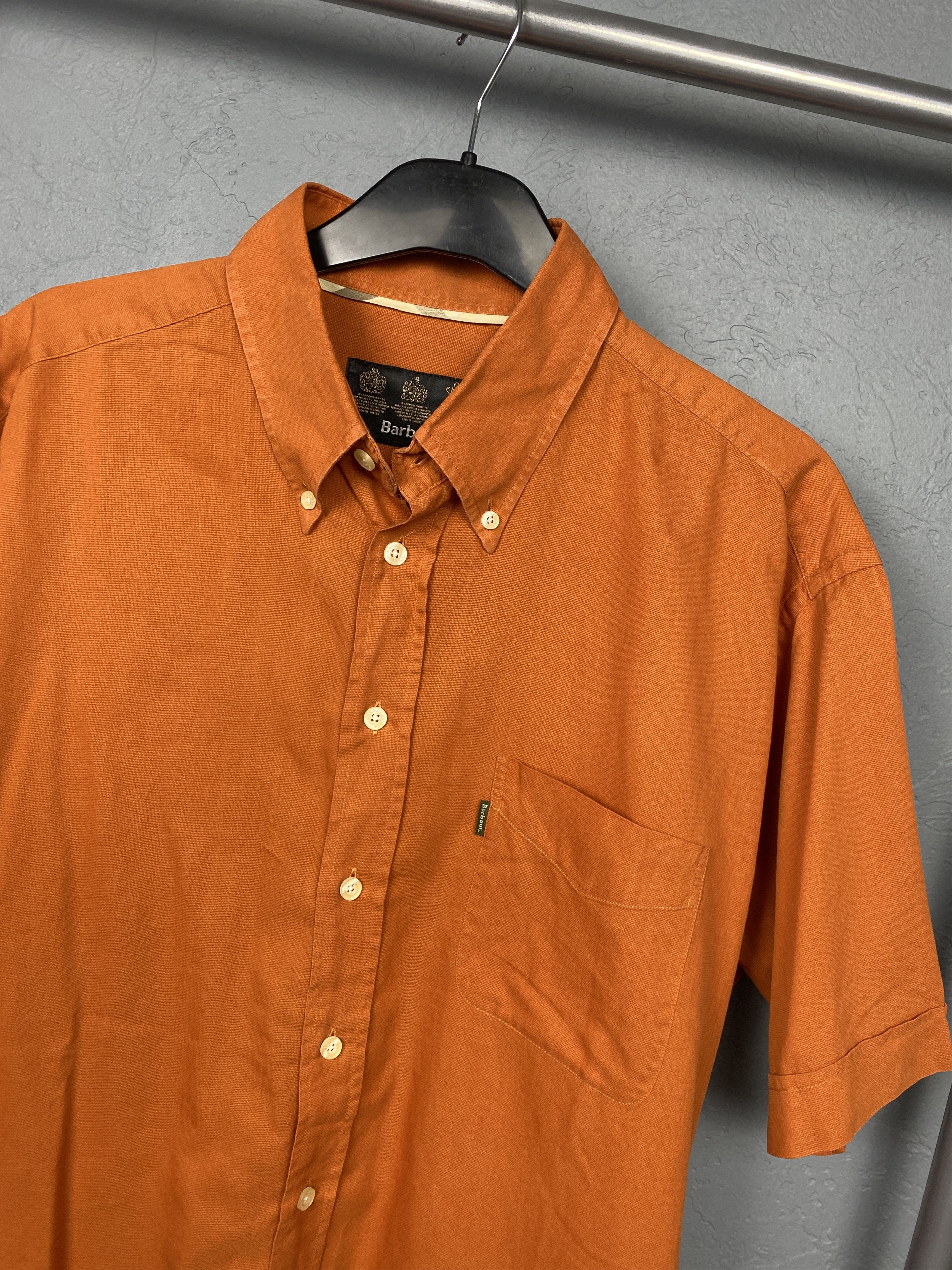 Barbour Barbour Vintage Mens Short Sleeve Shirt Size US XXL / EU 58 / 5 - 2 Thumbnail
