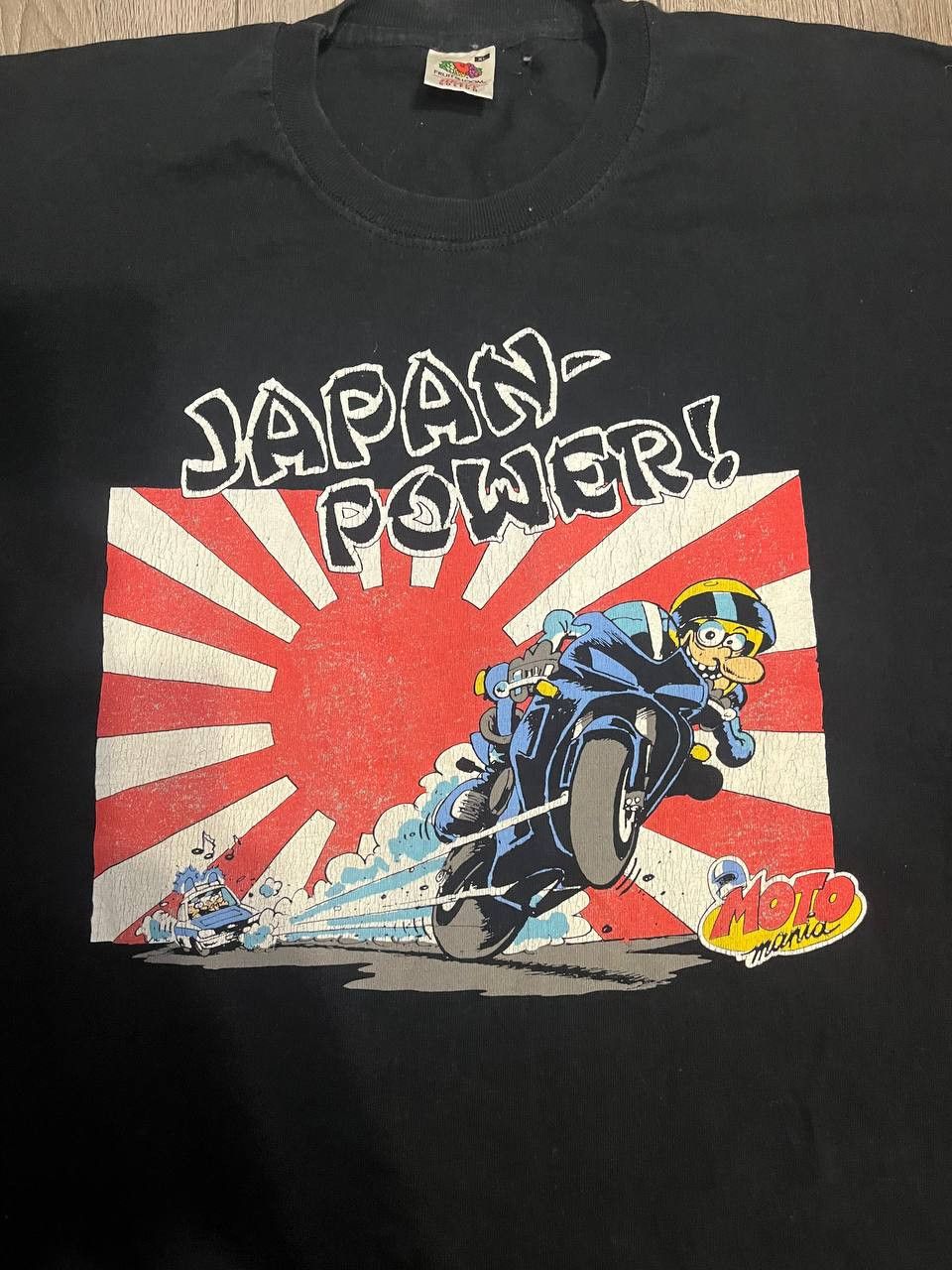 Fruit Of The Loom × Japanese Brand × Vintage Very Rare Vintage Japan Power Moto Mania t-shirt Size XL Size US XL / EU 56 / 4 - 3 Thumbnail
