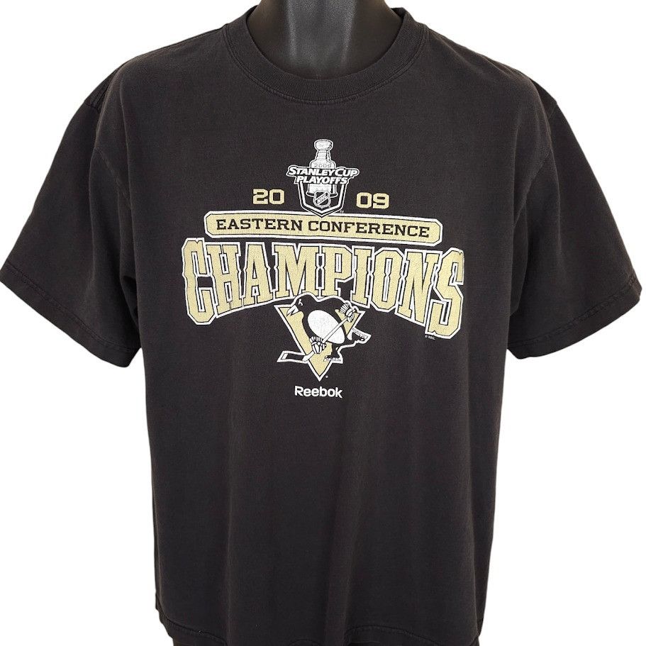 NHL Pittsburgh Penguins T Shirt Mens Size Large Black NHL Hockey Size US L / EU 52-54 / 3 - 1 Thumbnail