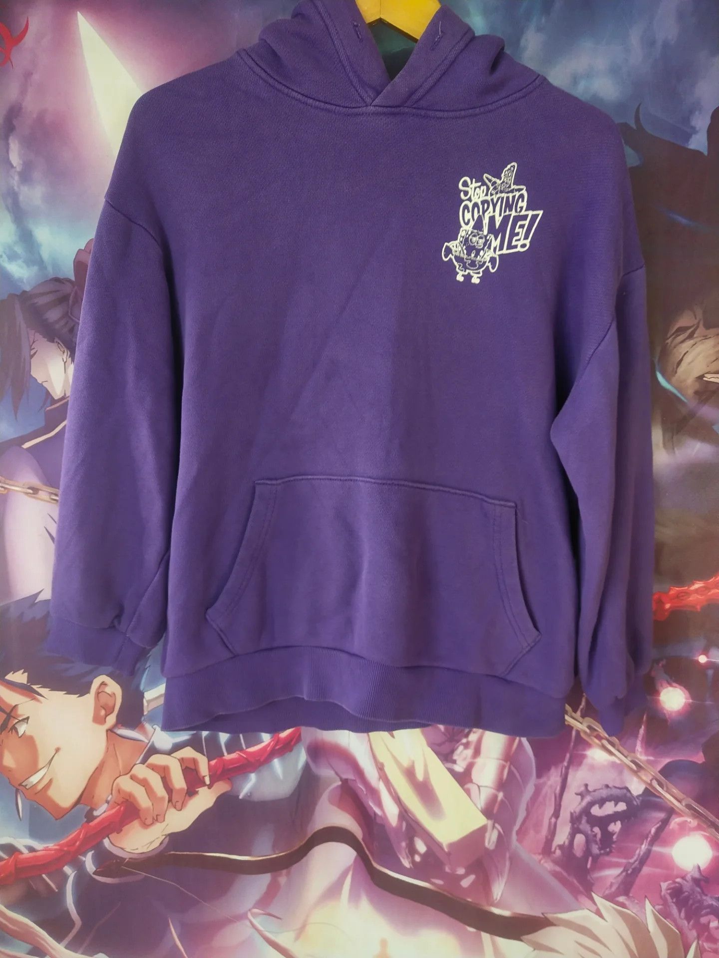Nickelodeon SpongeBob SquarePants x NII Art Purple Hoodie Size S / US 4 / IT 40 - 3 Thumbnail