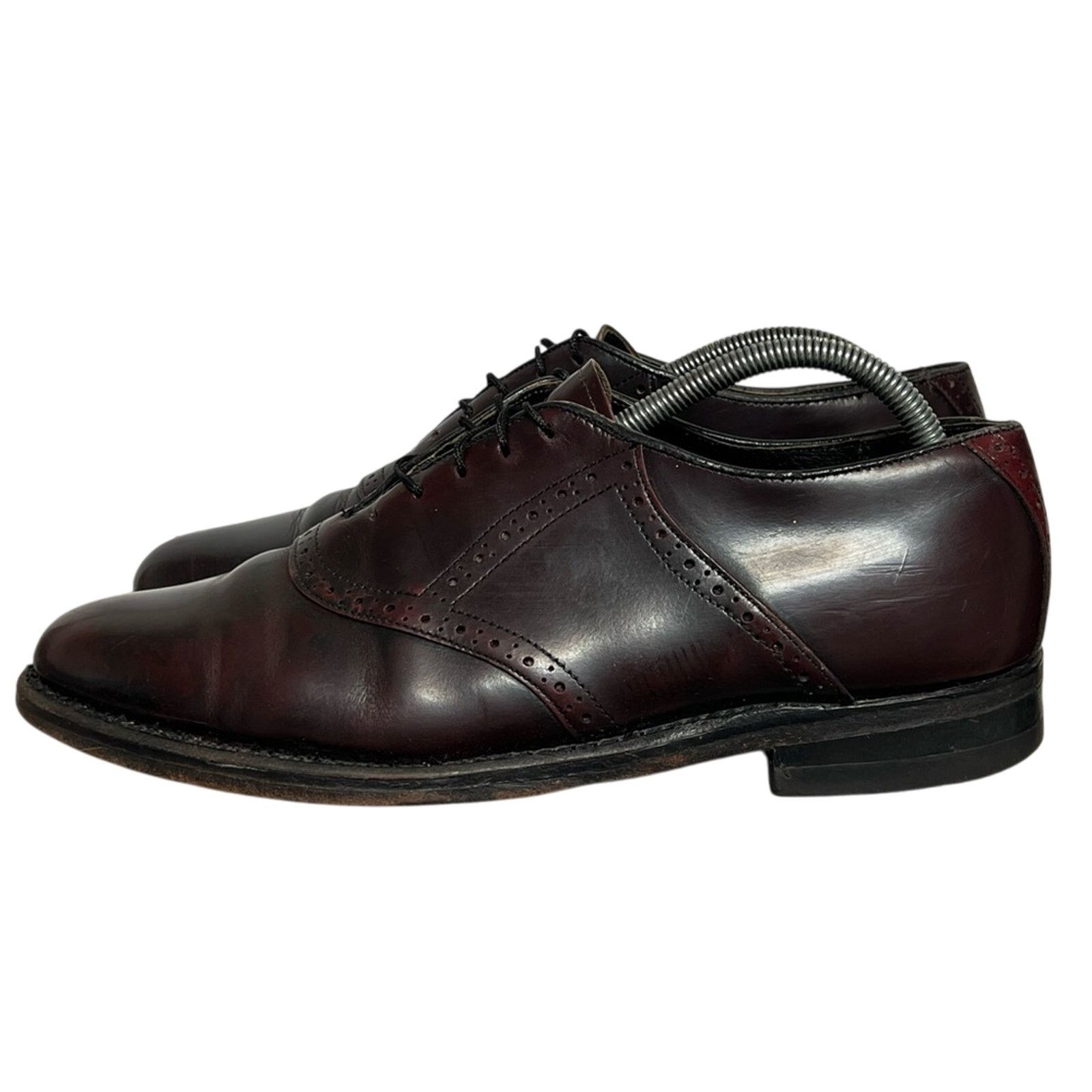 Other MEN VINTAGE BRITISH WALKERS CUSTOM BURGUNDY OXFORD SHOES Size US 9.5 / EU 42-43 - 1 Thumbnail