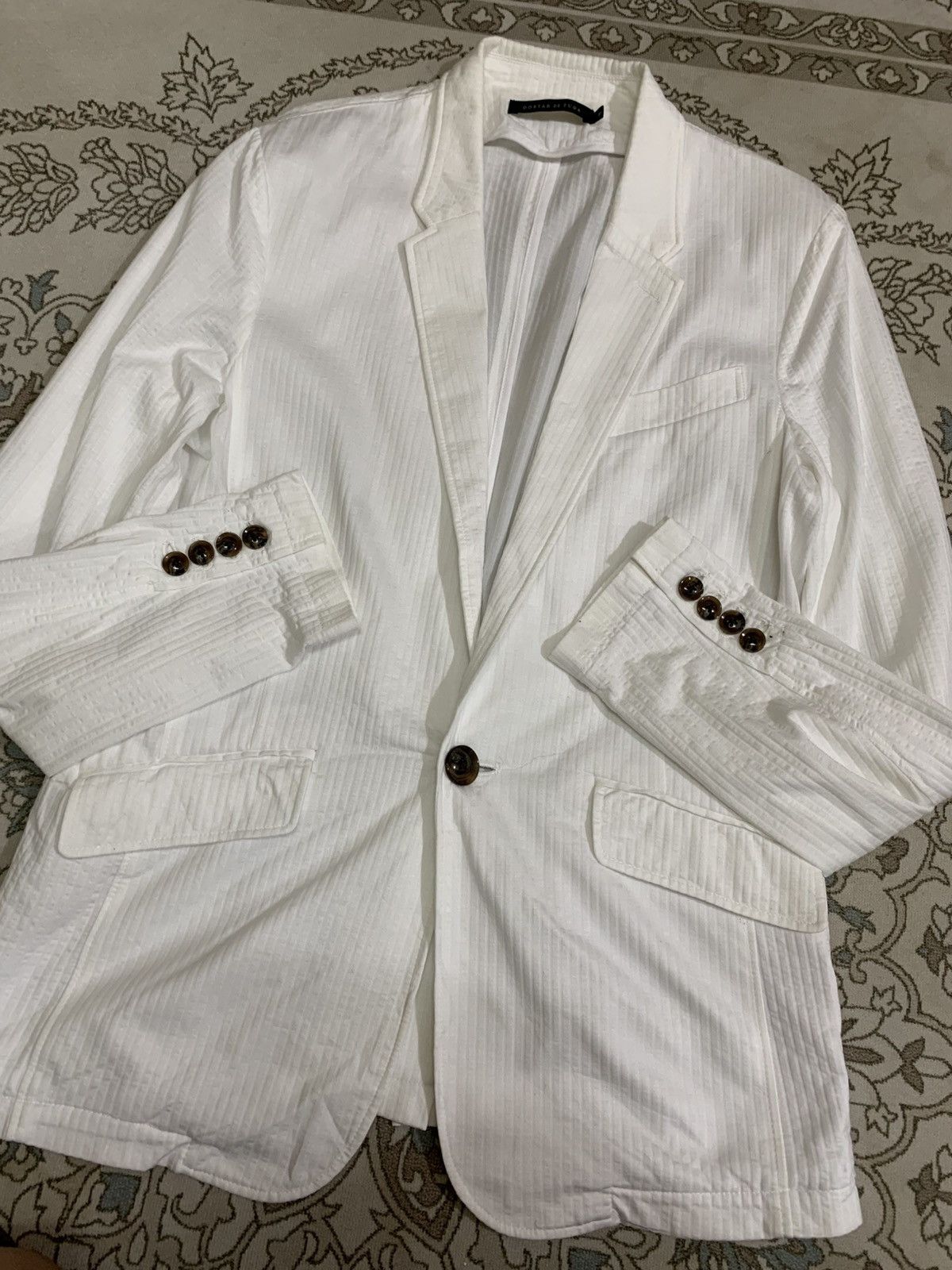 GOSTAR DE FUGA GOSTAR DE FUGA CASUAL COTTON BLAZER Size US M / EU 48-50 / 2 - 2 Thumbnail