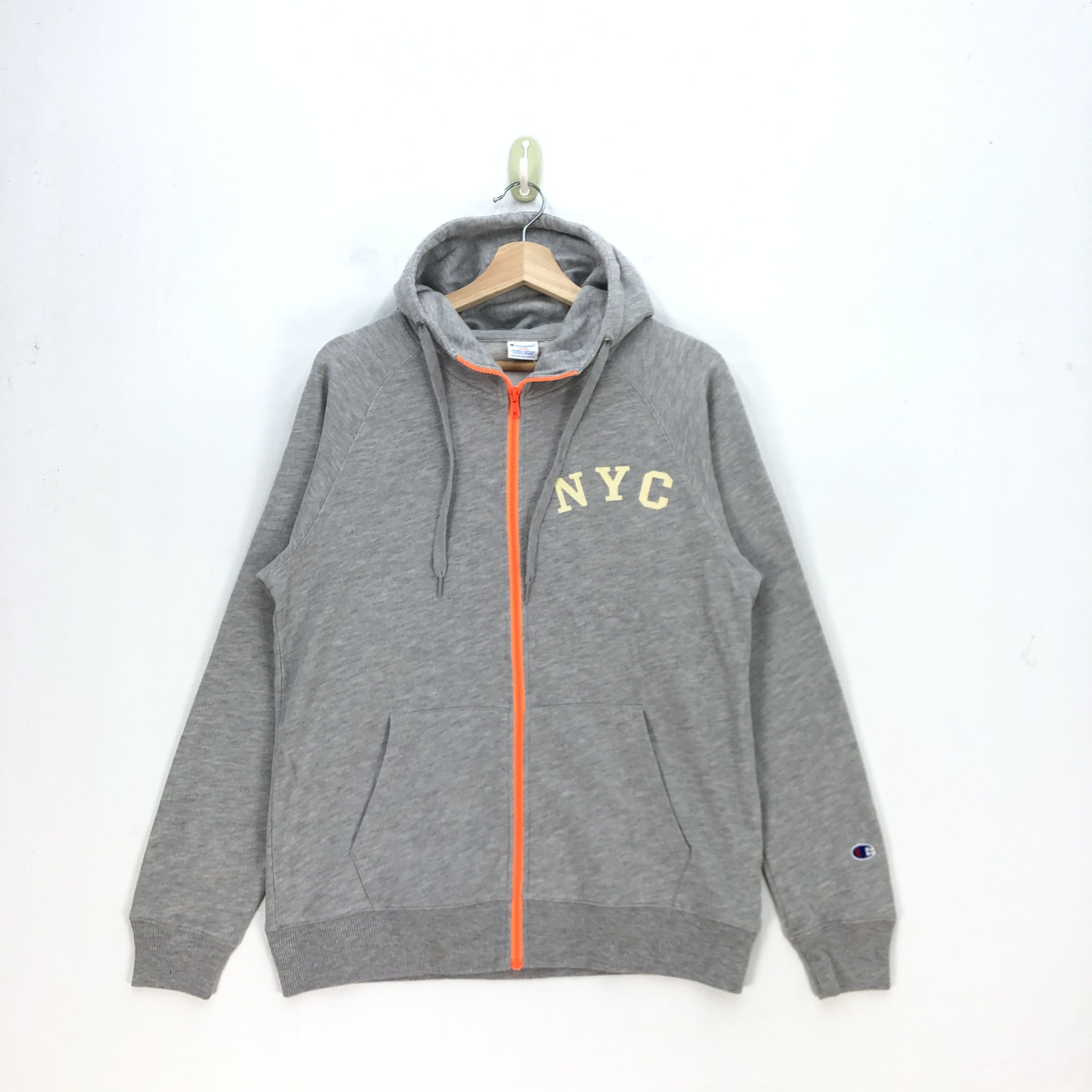 Champion × Vintage Vintage Champion Hoodie Sweater NYC Champion Sweatshirt Size US M / EU 48-50 / 2 - 1 Thumbnail