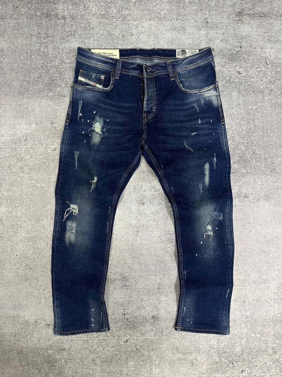 Diesel × Vintage Vintage Diesel Buster Dark Denim Pants Size US 36 / EU 52 - 2 Thumbnail