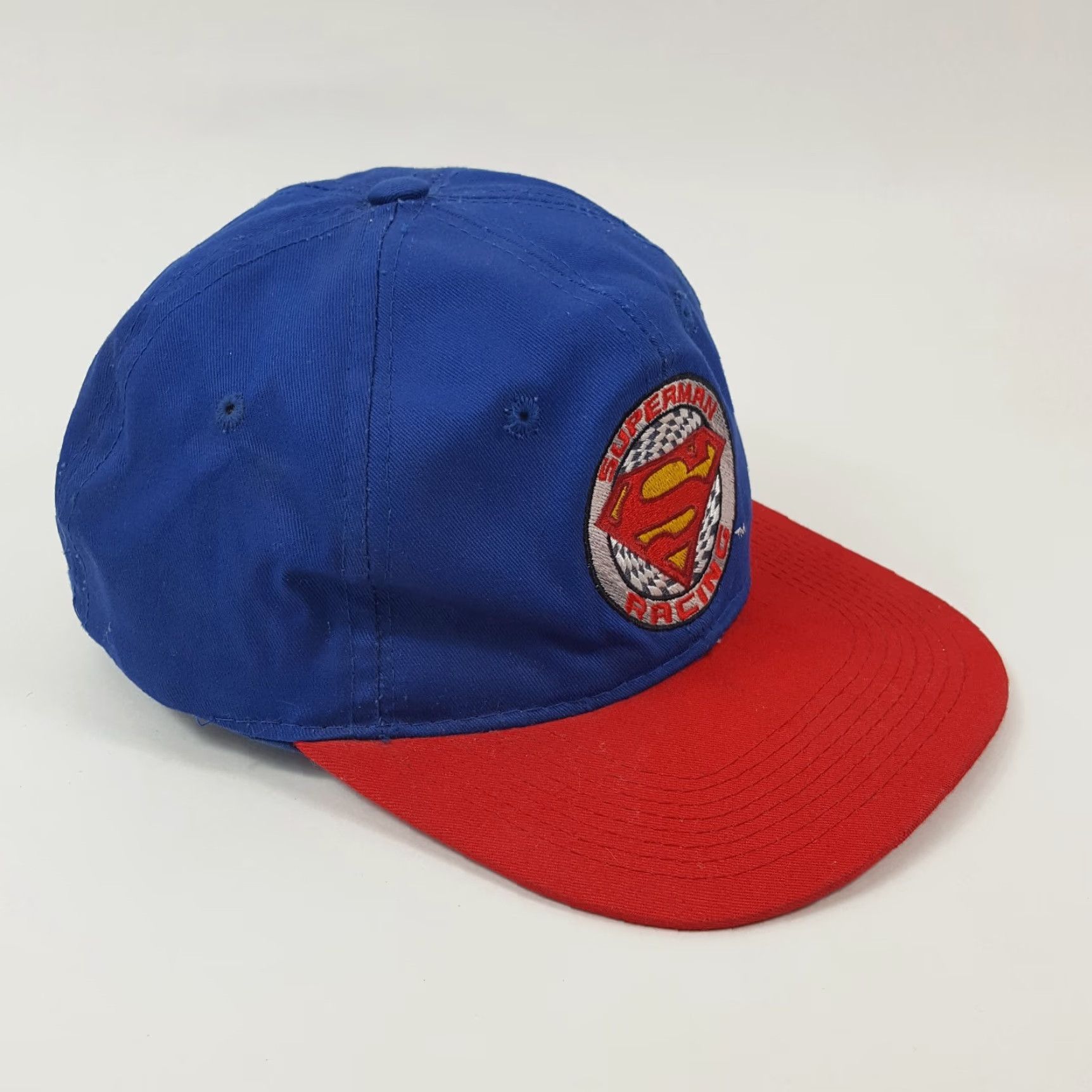 Vintage VINTAGE Superman Racing Jeff Gordon NASCAR Snapback Baseball Cap Hat 2000s Adult One Size Blue Twill Cotton USA 90s 00s Sports Baseball Mens Size ONE SIZE - 6 Thumbnail