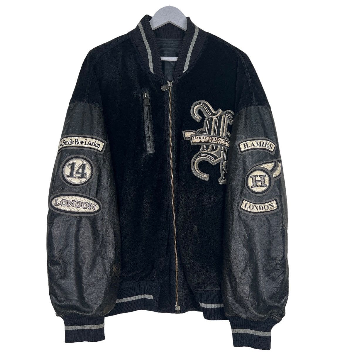 Hardy Amies 🔥 VINTAGE HARDY AMIES SPORT EMBOIDERY BOMBER JACKET Size US XL / EU 56 / 4 - 3 Thumbnail