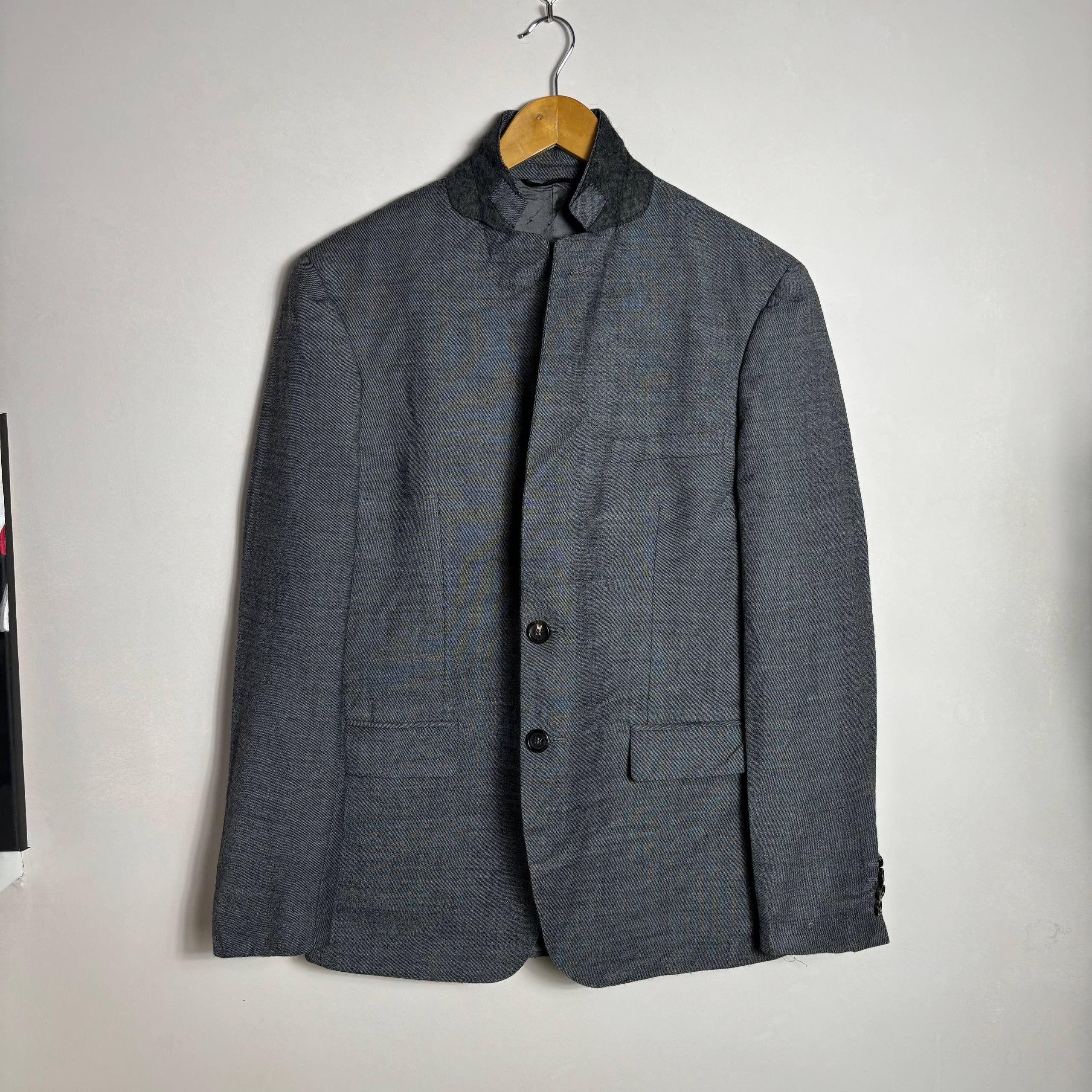 Tonello Tonello Lined Gray Wool Blazer 38 EU 48 Made in Italy Size 38R - 4 Thumbnail