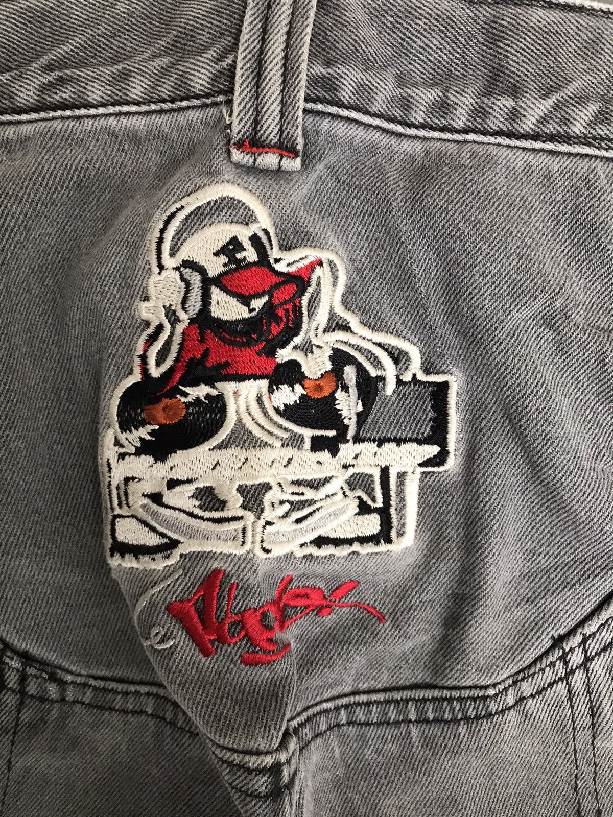 JNCO × Vintage Vintage paco embroidered denim Size US 33 - 11 Thumbnail