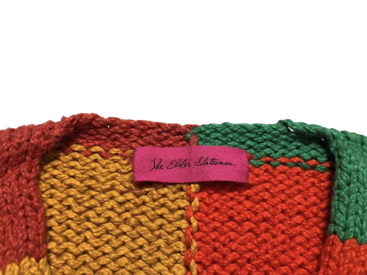 The Elder Statesman The Elder Statesman color block squares cardigan Size US L / EU 52-54 / 3 - 3 Thumbnail