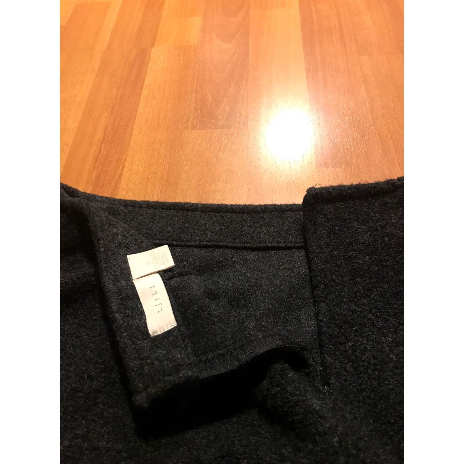 J. Jill VINTAGE J Jill Wool Blend Skirt Charcoal Gray Work Women 12T Tall Wool Blend Charcoal Gray 12T Womens Size 34" / US 12 / IT 48 - 6 Thumbnail