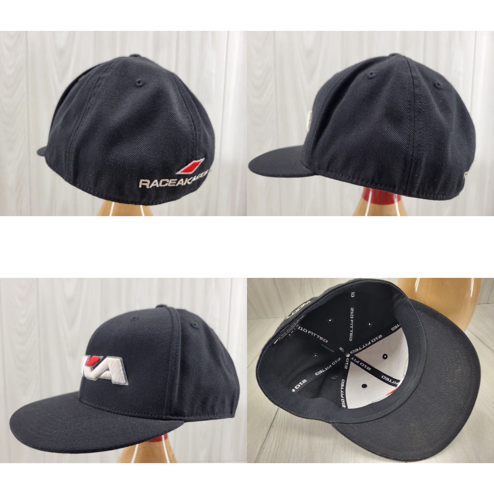 Vintage AKA RC Hobby Hat Black Fitted 7 1/4-7 5/8 Baseball Cap Men 7 1/4 Black Solid 210 Fitted BRC Size ONE SIZE - 8 Thumbnail