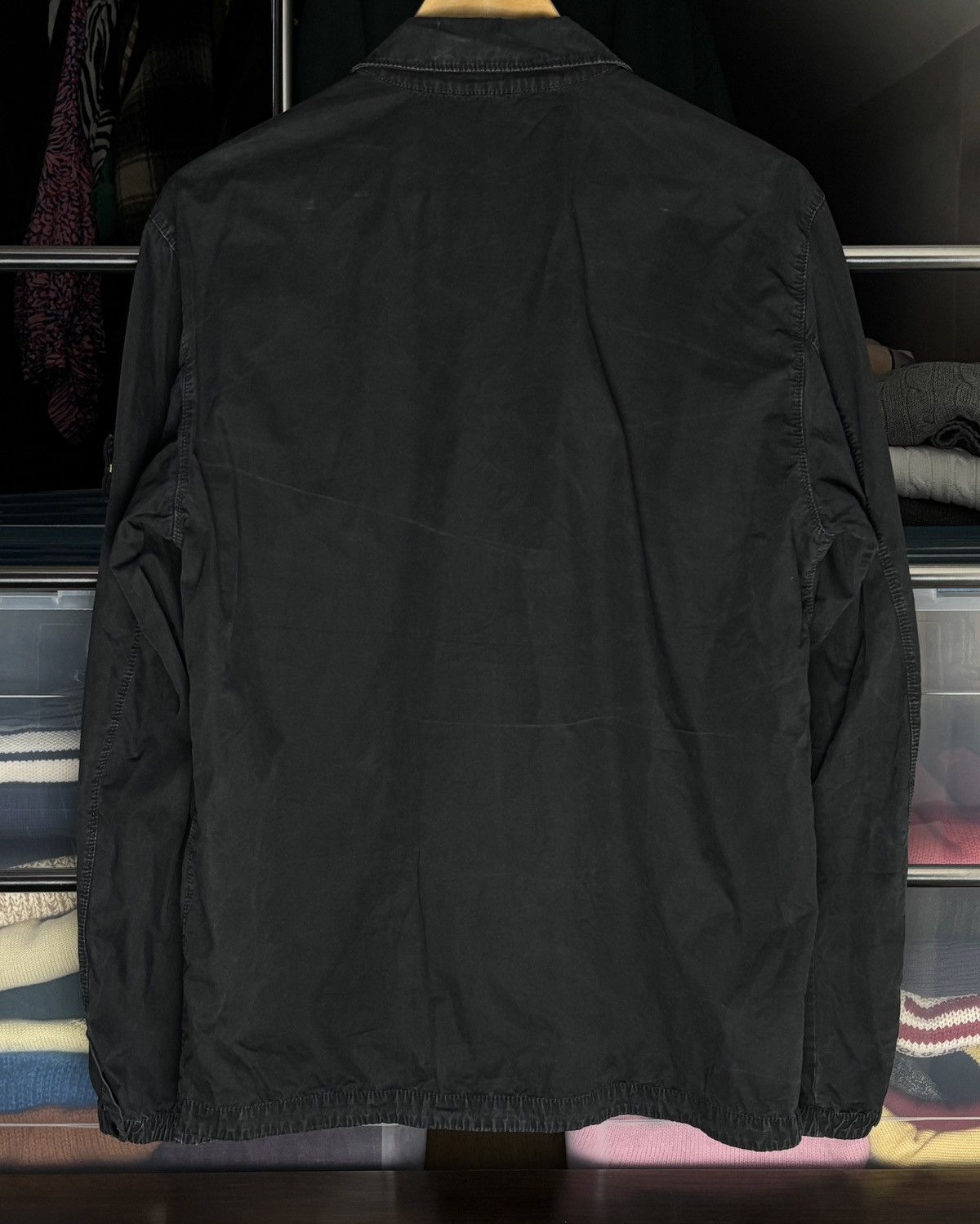 Stone Island Stone Island Black Long Sleeve Overshirt Jacket Size US L / EU 52-54 / 3 - 4 Thumbnail
