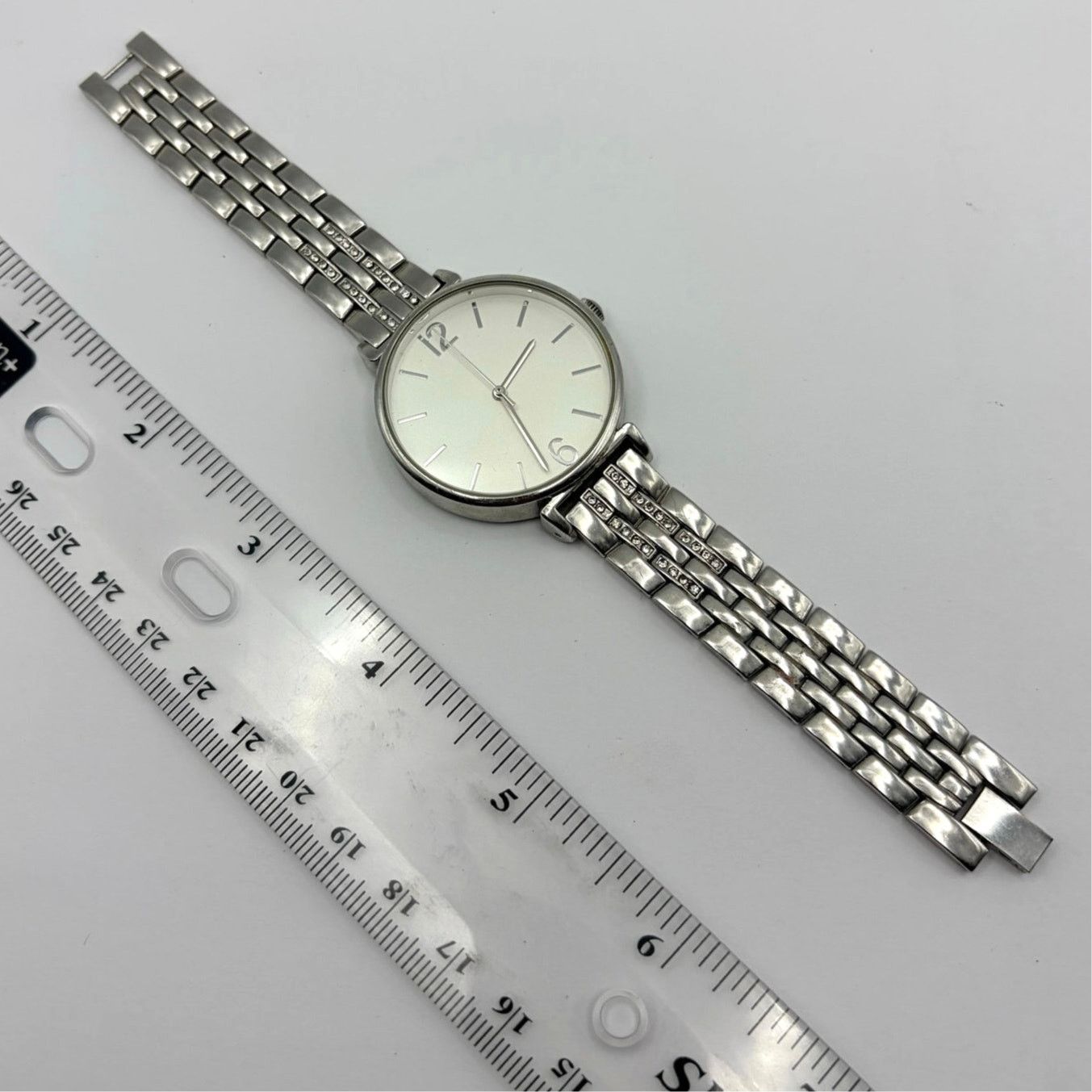 Other Silver Crystal Retro Watch Size ONE SIZE - 3 Thumbnail