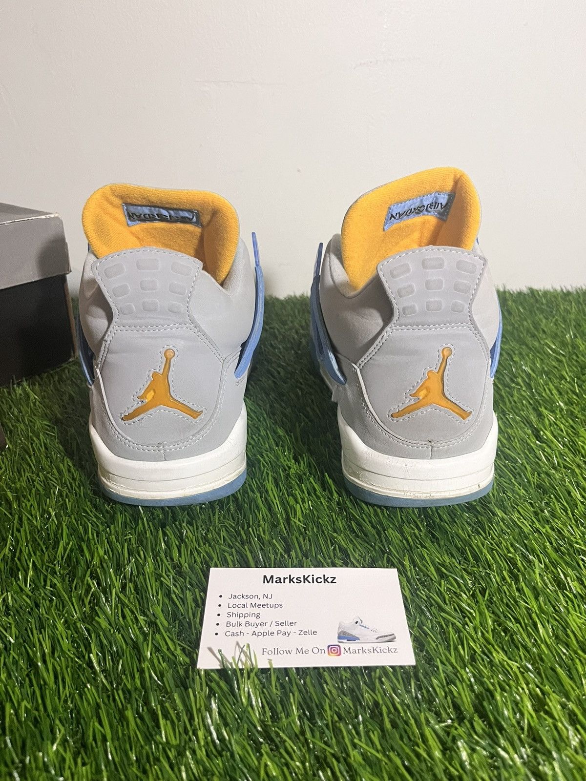 Jordan Brand air jordan 4 retro LS mist blue 2006 size 11.5 Size US 11.5 / EU 44-45 - 3 Thumbnail