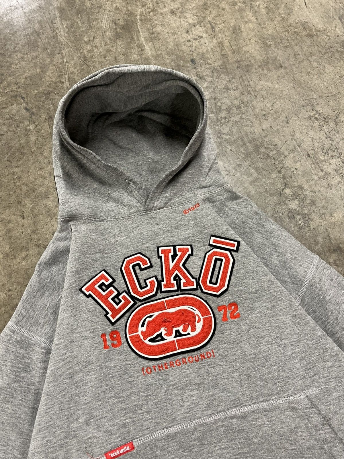 Ecko Unltd. Ecko utld y2k spell out boxy fit hoodie heavy cotton rare Size US L / EU 52-54 / 3 - 5 Thumbnail