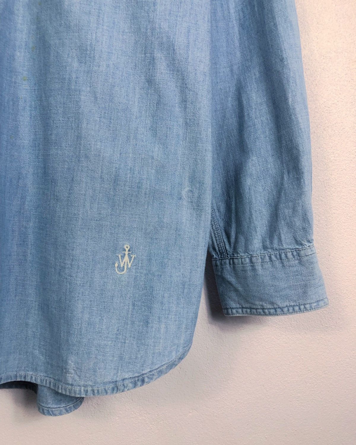 JW Anderson × Uniqlo Rare Uniqlo X J.W. Anderson Denim Button Ups Shirt Size US M / EU 48-50 / 2 - 7 Thumbnail