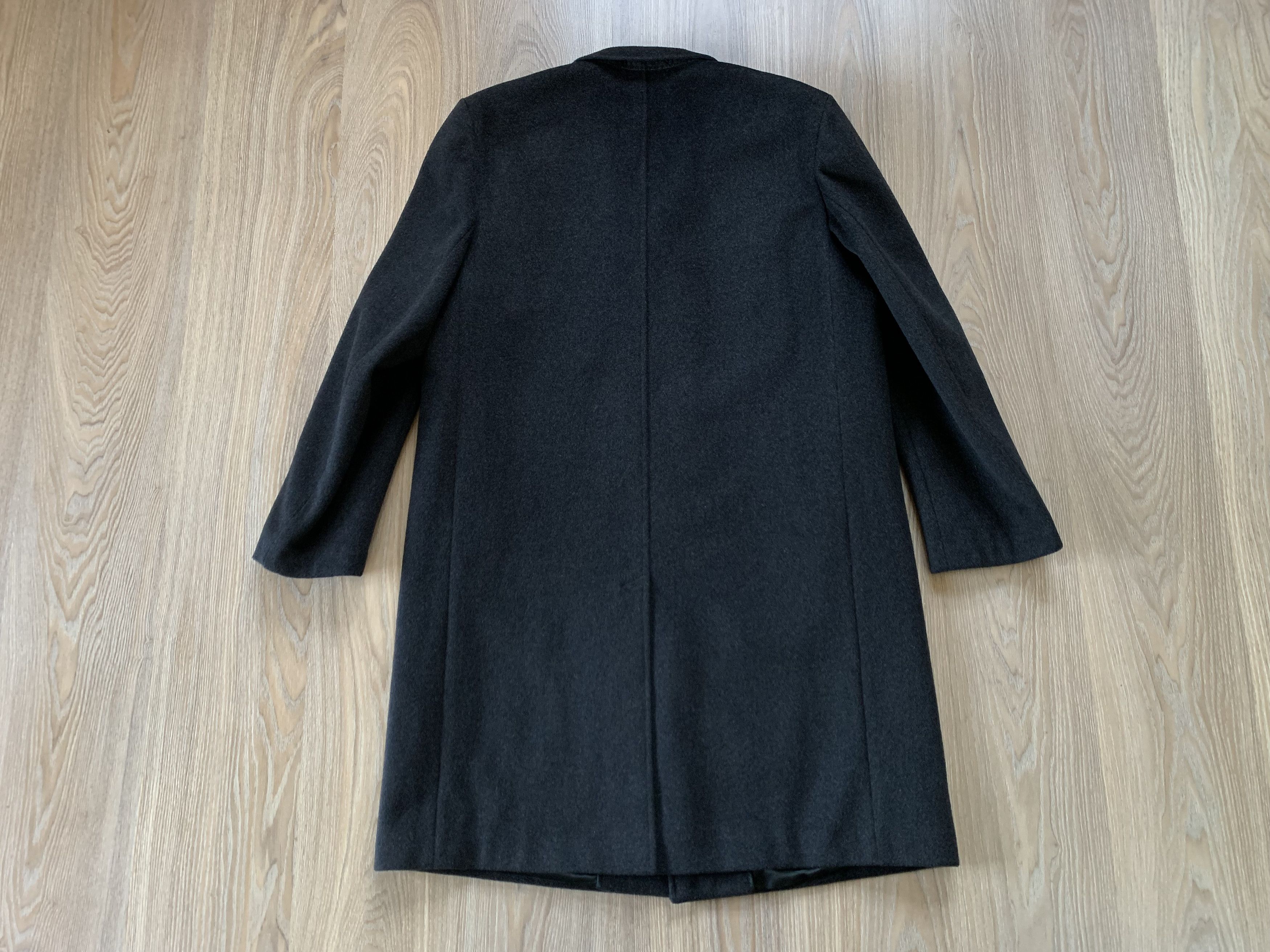Designer × Vintage Dominique Girod Cashmere Black Heavy Coat Size US XL / EU 56 / 4 - 3 Thumbnail