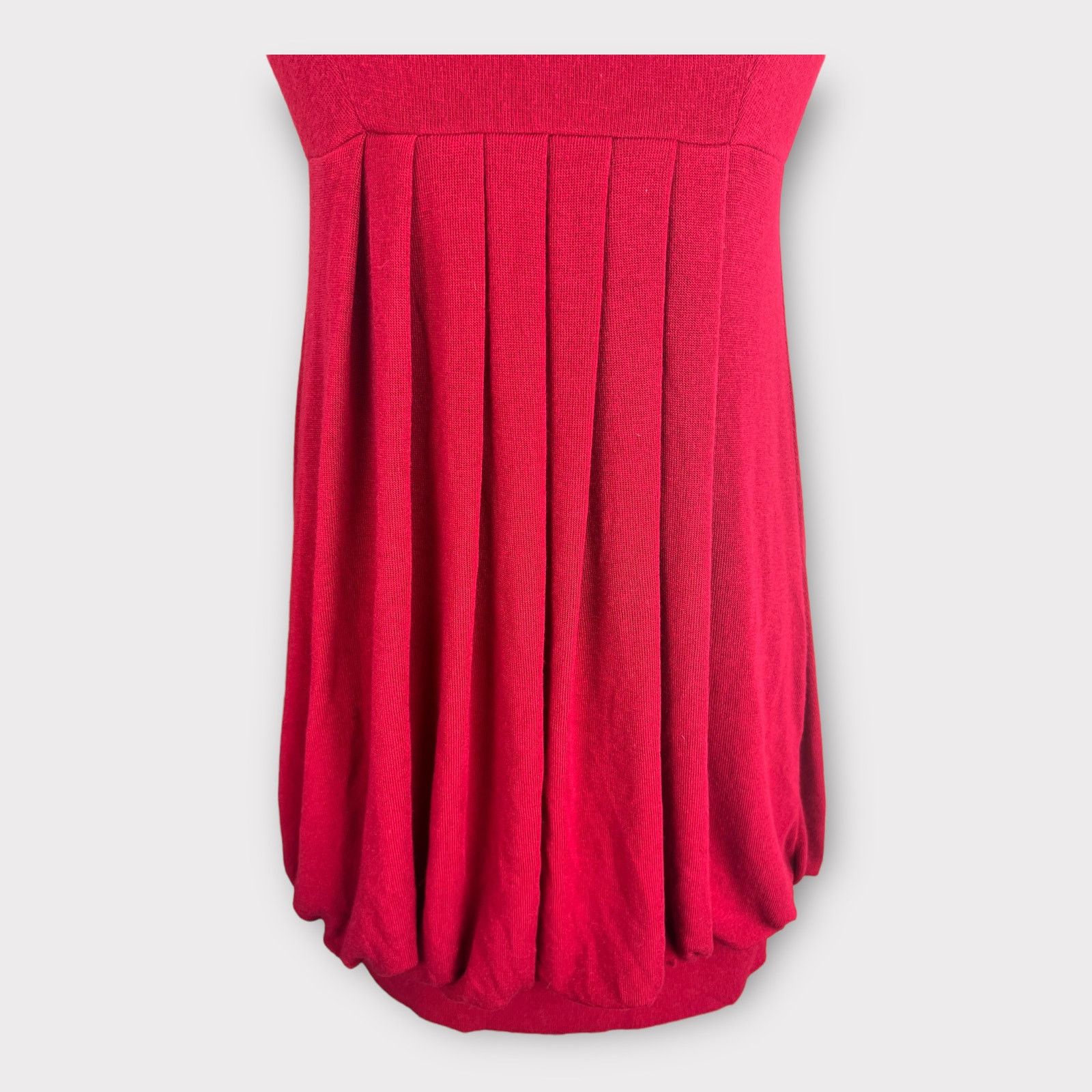 Forever 21 Forever 21 | Red Vintage Y2K Knit Bubble Dress | Small Size S / US 4 / IT 40 - 5 Thumbnail