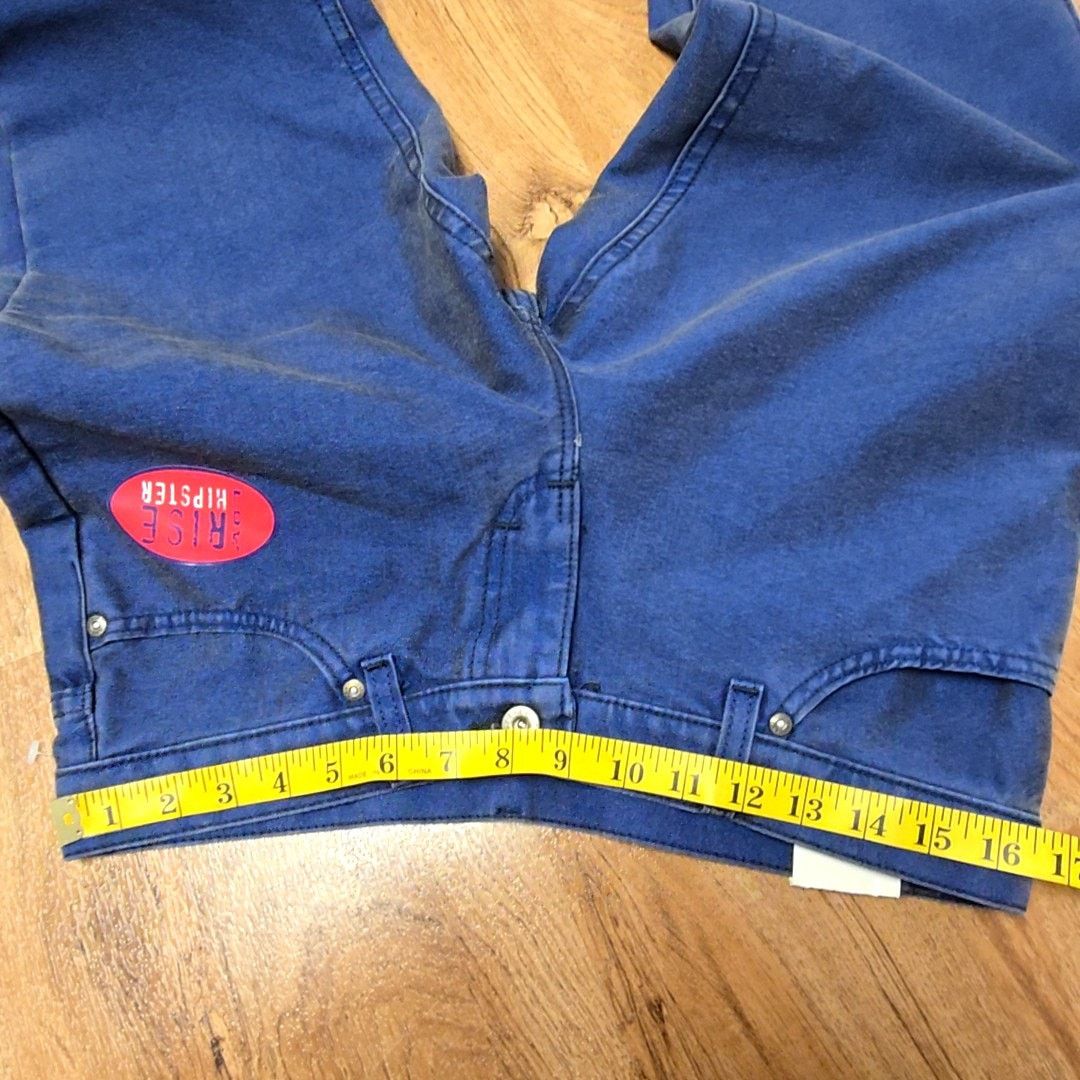 Lee Vintage Lee Dungarees Hipster Jeans Flare Leg Blue Denim 9 M Size 30" / US 8 / IT 44 - 13 Thumbnail