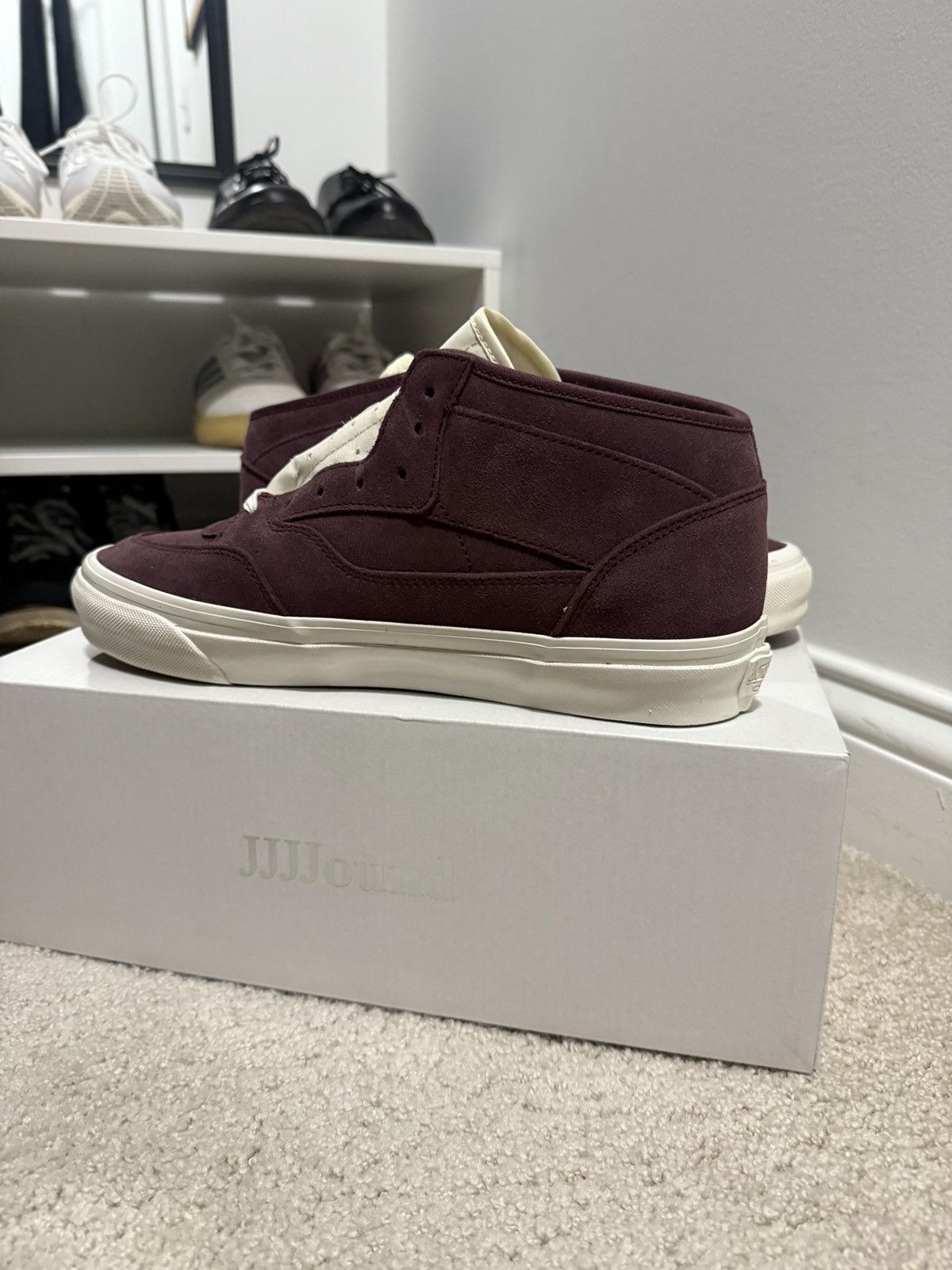 JJJJound × Vans JJJJound x Vans Half Cab Burgundy Size US 10 / EU 43 - 3 Thumbnail