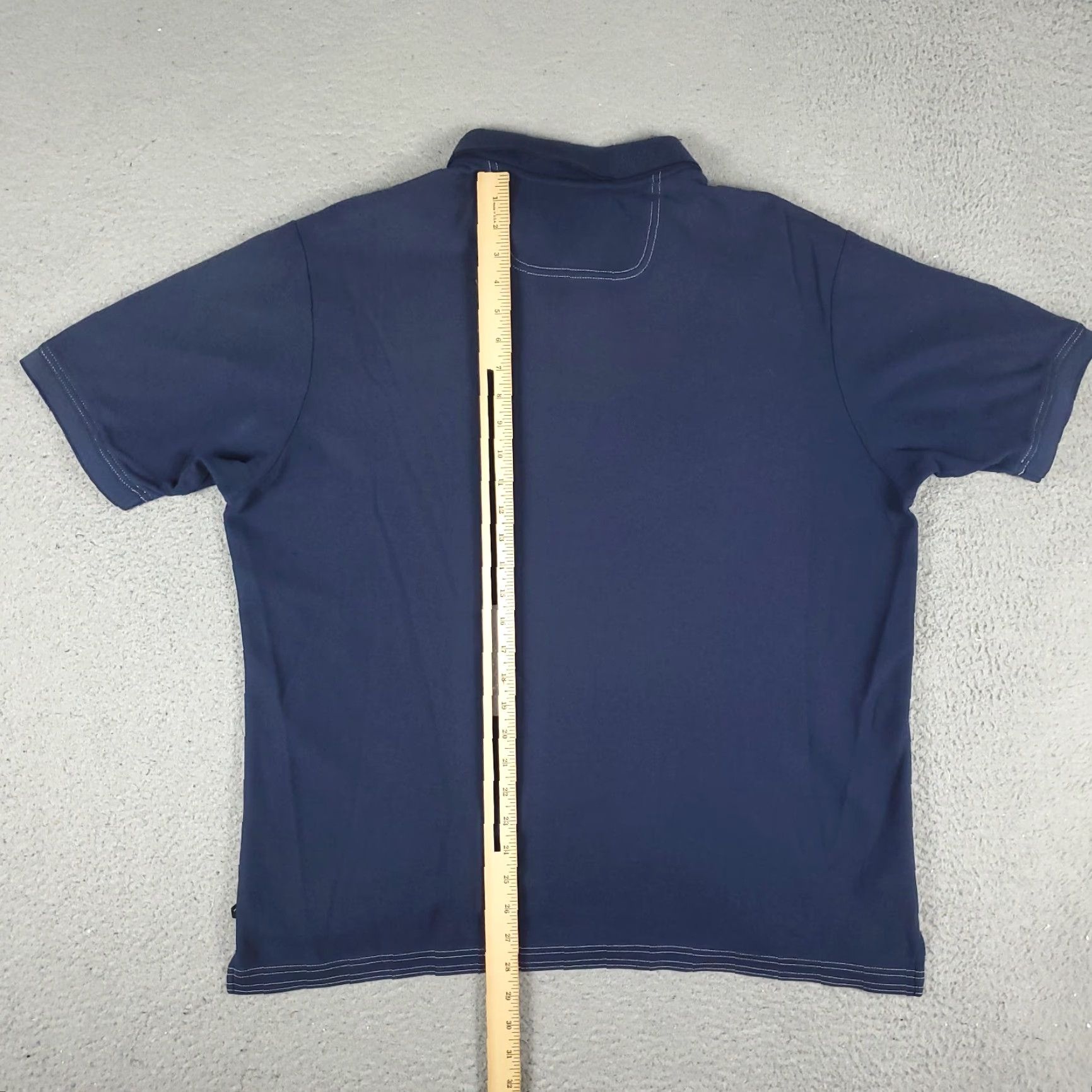 Tommy Bahama Tommy Bahama Polo Shirt Adult XL Blue Solid Short Sleeve Casual Mens Size US XL / EU 56 / 4 - 5 Thumbnail