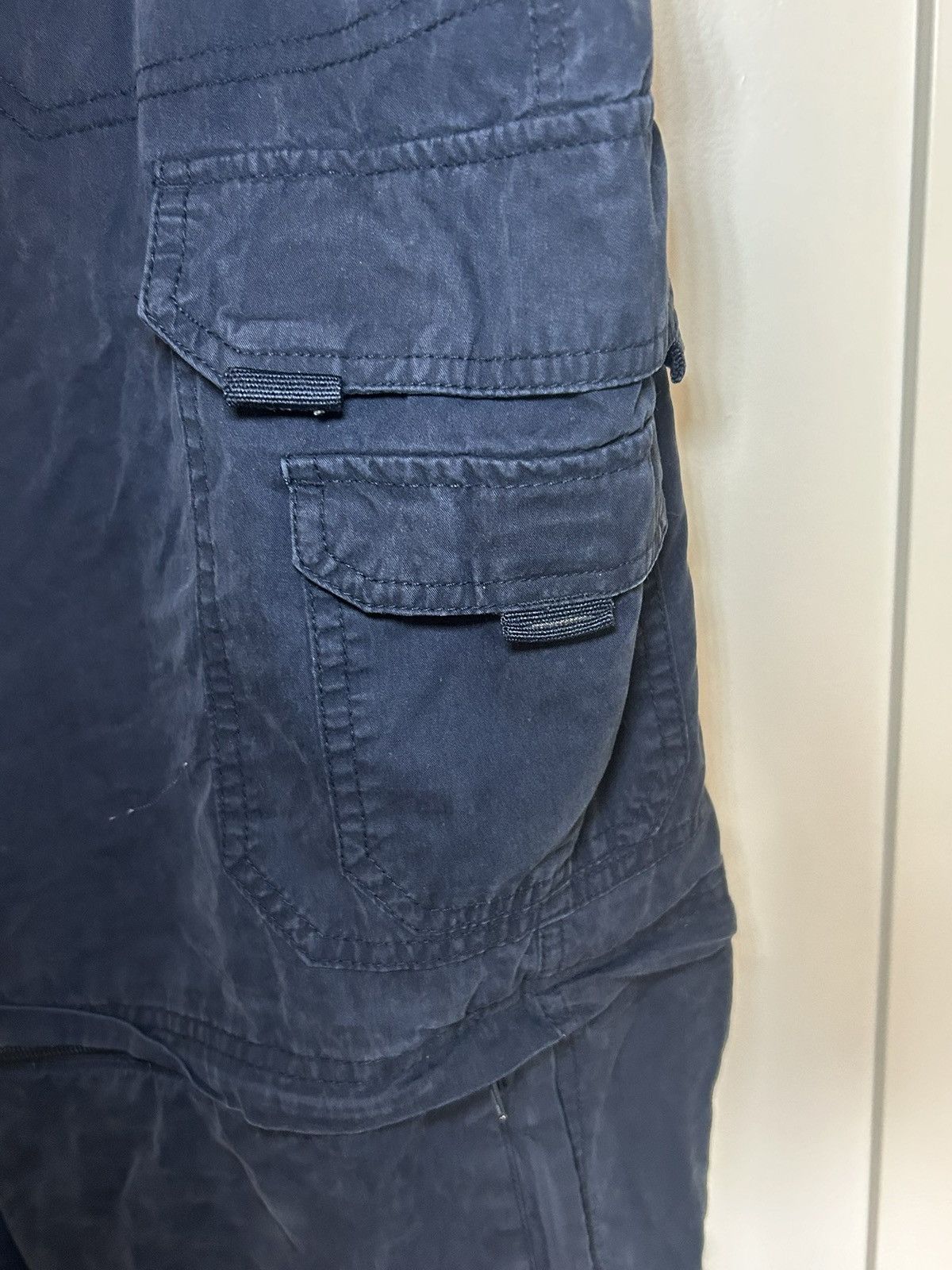 Vintage Baggy flared modular cargo pants Size US 34 / EU 50 - 7 Thumbnail