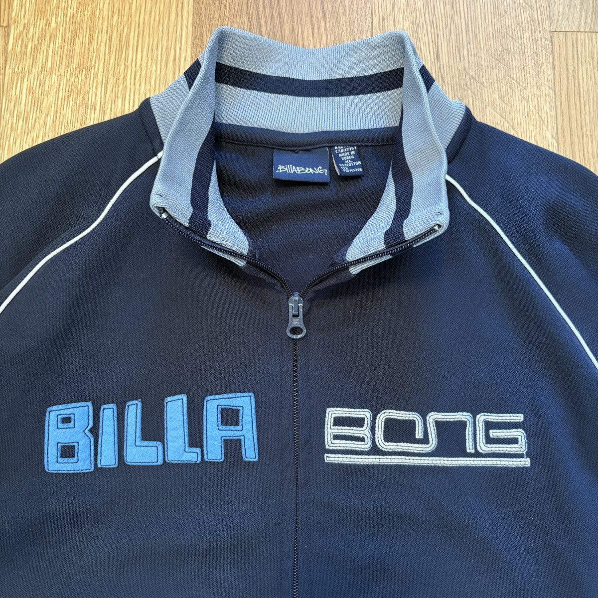 Billabong Y2K Vintage 2000s Billabong Embroidered Track Suit Jacket XL Size US XL / EU 56 / 4 - 2 Thumbnail