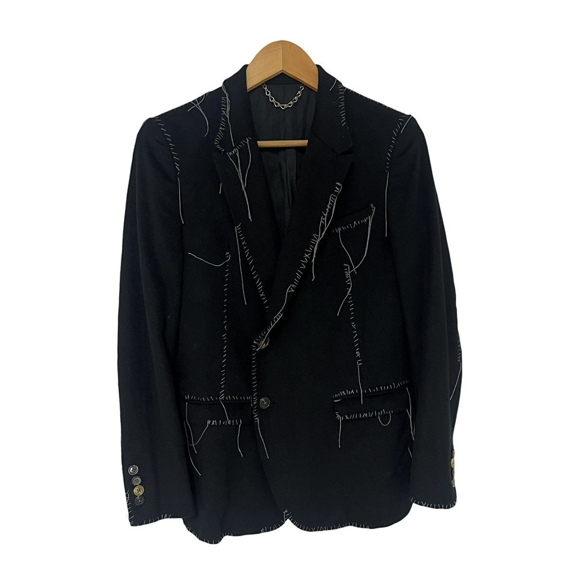 Maison MIHARA YASUHIRO Miharayasuhiro stitch blazer Size US S / EU 44-46 / 1 - 1 Thumbnail