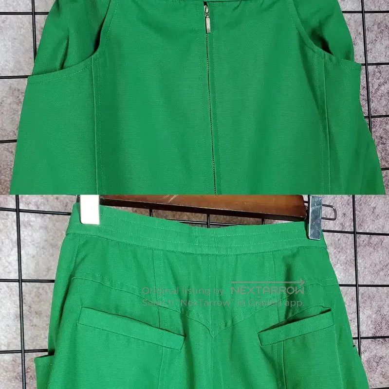 Dior Dior Green Cotton Blend A. Size 30" / US 8 / IT 44 - 1 Thumbnail