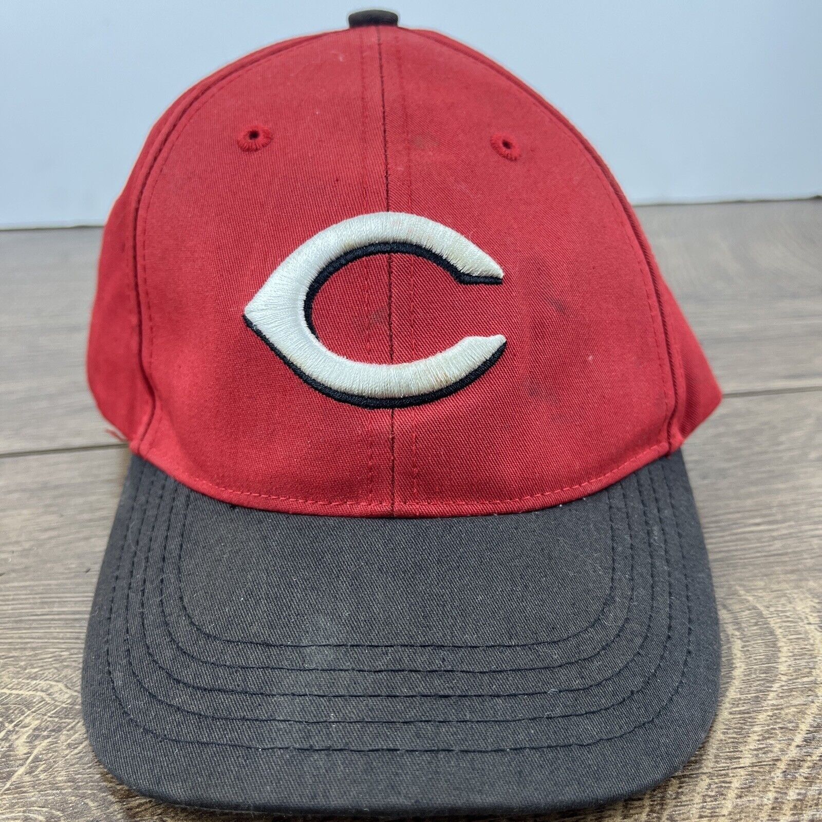 Other Cincinnati Reds Hat Twins Enterprise Red Hat Adjustable Yout Size ONE SIZE - 3 Thumbnail
