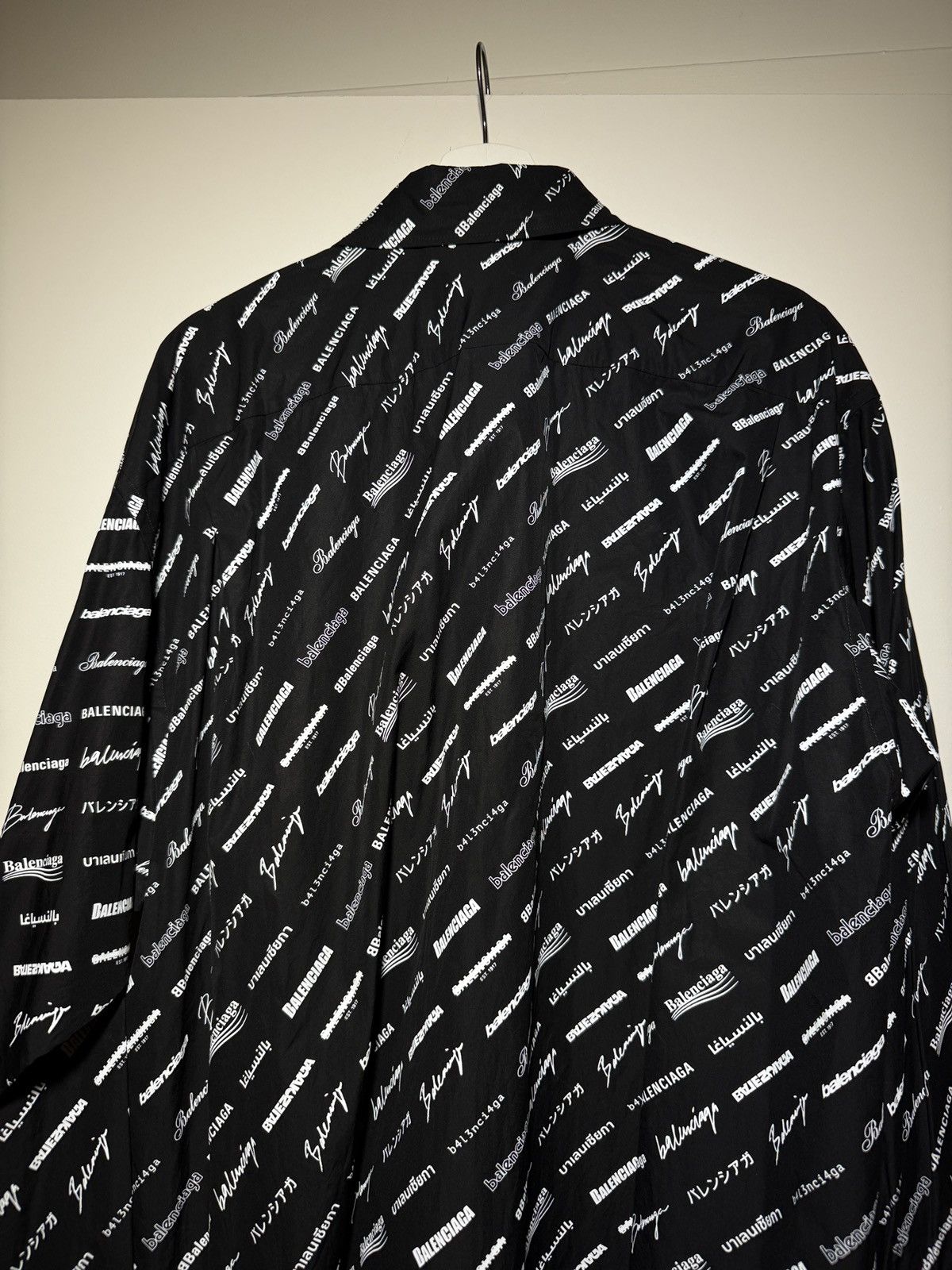 Balenciaga Balenciaga Signature Print Button-Up 39 Size US S / EU 44-46 / 1 - 8 Thumbnail