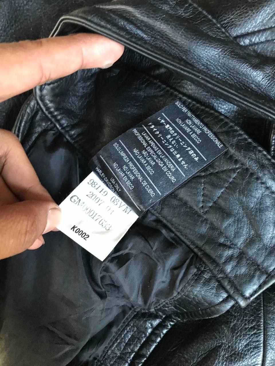Harley Davidson × Leather Leather Pants Harley Davison Size US 33 - 10 Thumbnail
