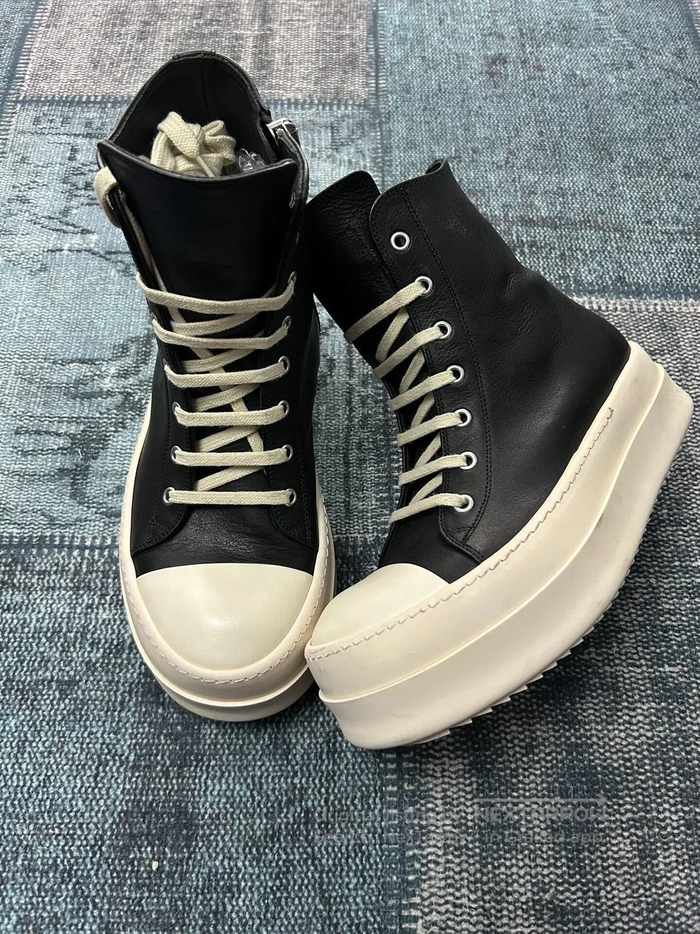 Rick Owens Rick Owens High-Top Platform Sneakers. Size US 5 / EU 37 - 1 Thumbnail