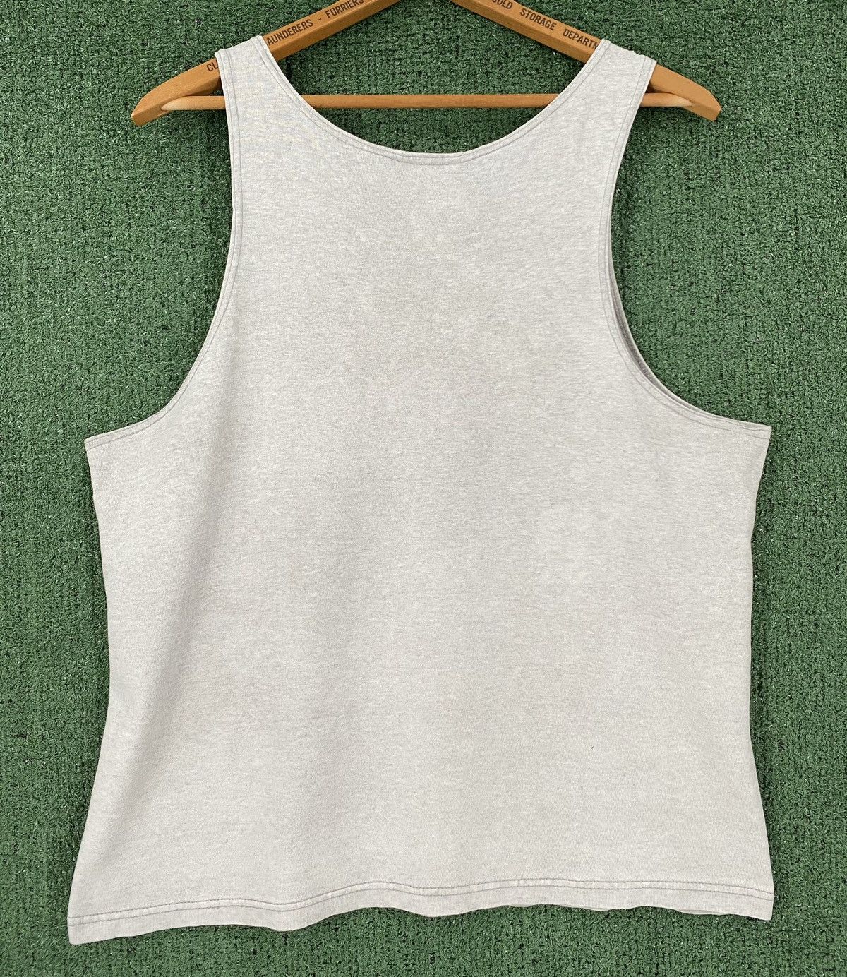 Nike VTG 90’s Nike Large Swoosh White Tag Distressed Tank Top Size US M / EU 48-50 / 2 - 5 Thumbnail