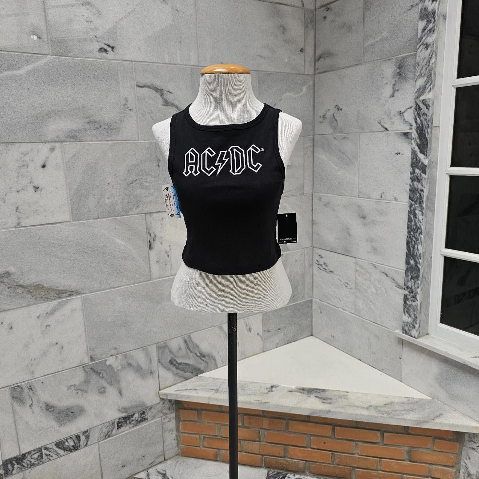 Other Women's Black ACDC Band Tank Top Size M / US 6-8 / IT 42-44 - 2 Thumbnail