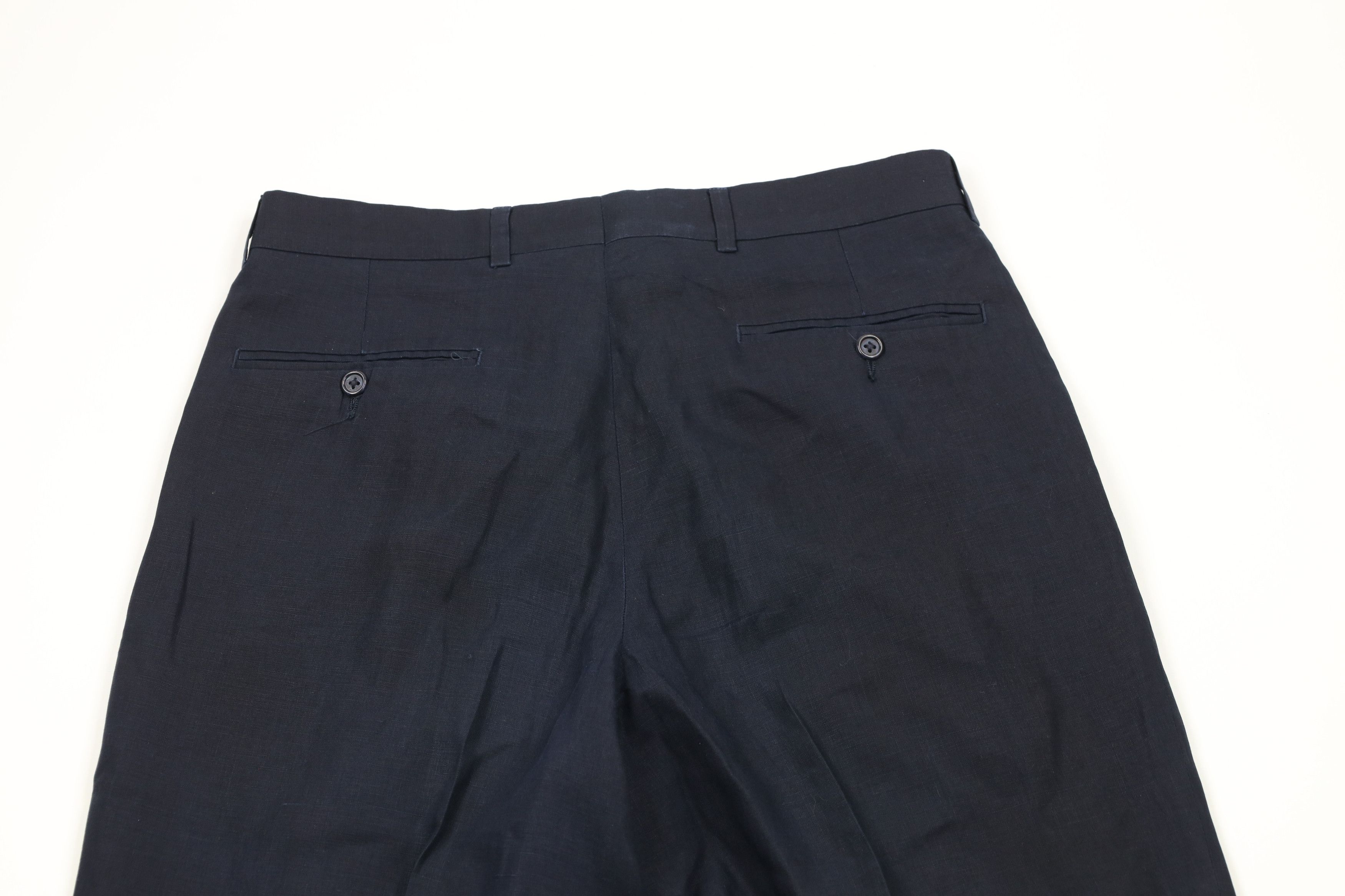 Brooks Brothers × Vintage Vintage 90s Brooks Brothers Cuffed Wide Leg Chino Pants Size US 32 / EU 48 - 9 Thumbnail
